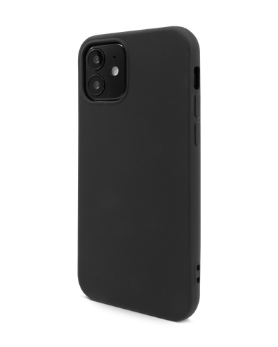 Schwarze Silikon Handyhülle für iPhone 12 & iPhone 12 Pro