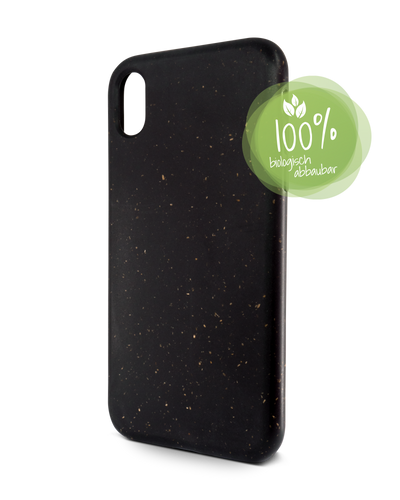 Schwarze Nachhaltige Handyhülle für Apple iPhone XR: 100% Biologisch Abbaubar