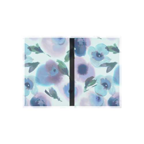 Tablet Hülle - Watercolor Flowers Blue