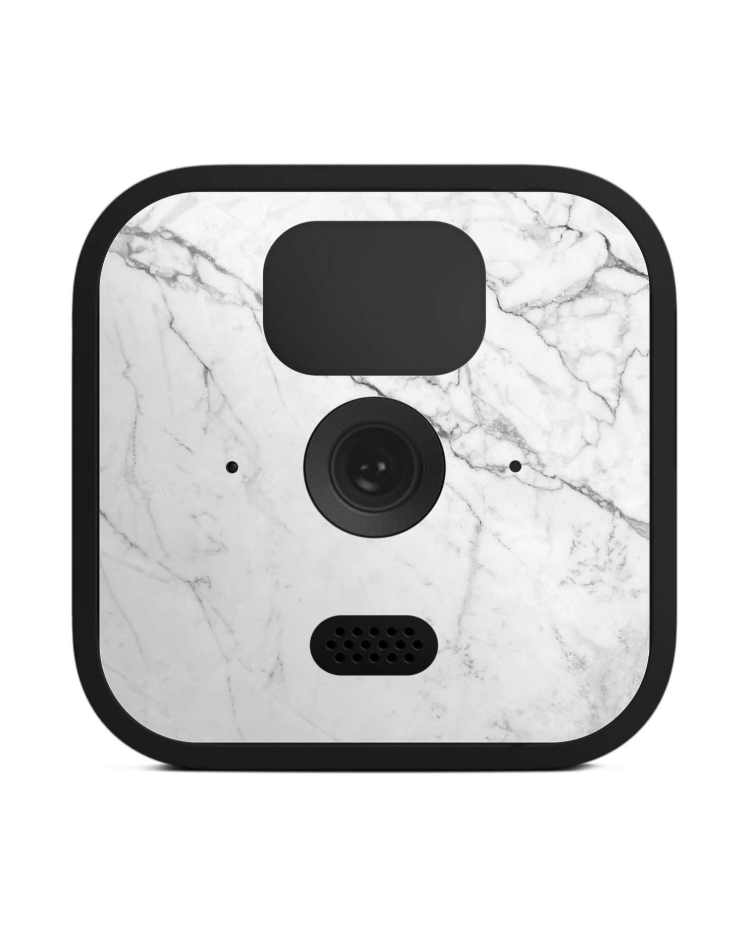 White Marble Kamera Aufkleber Blink Outdoor (2020): Vorderansicht