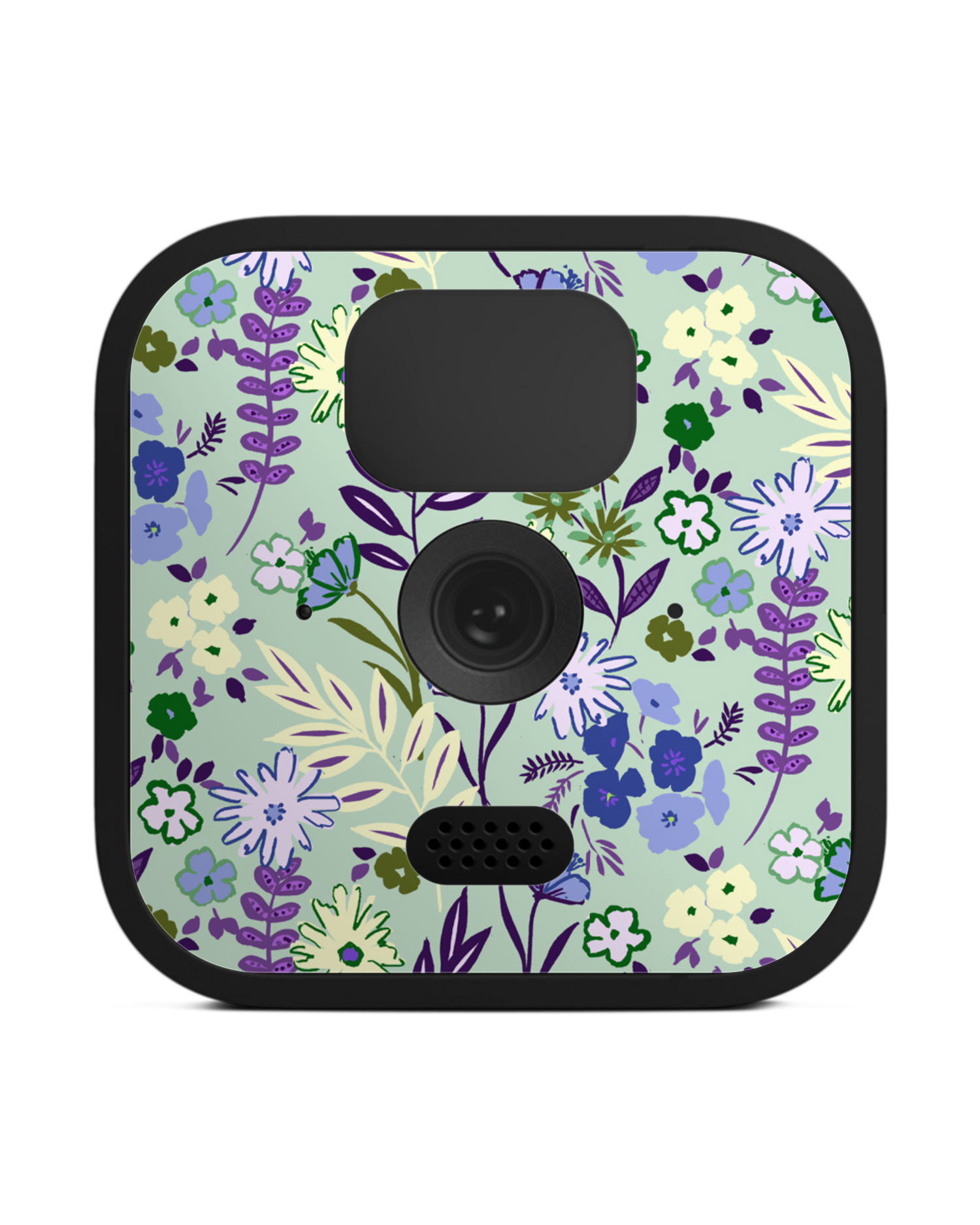 Pretty Purple Flowers Kamera Aufkleber Blink Outdoor (2020): Vorderansicht