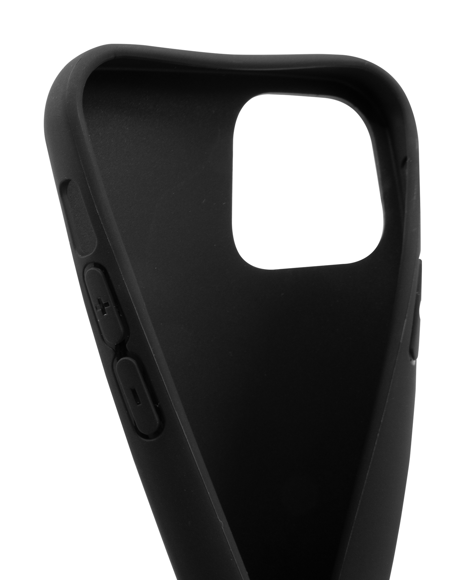 Schwarze Silikon Handyhülle für iPhone 12 & iPhone 12 Pro: Sehr elastisch