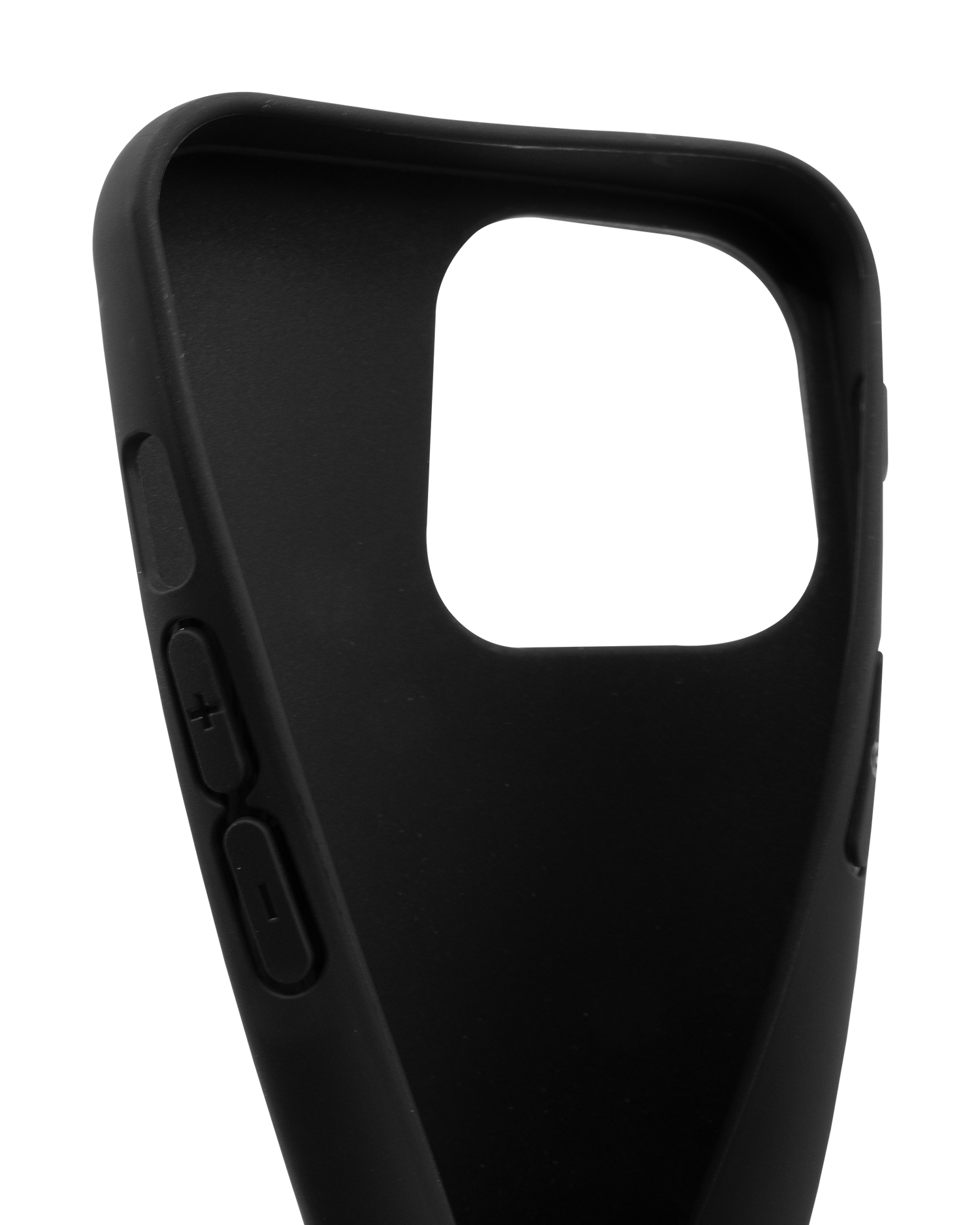 Schwarze Silikon Handyhülle für iPhone 13 Pro: Sehr elastisch