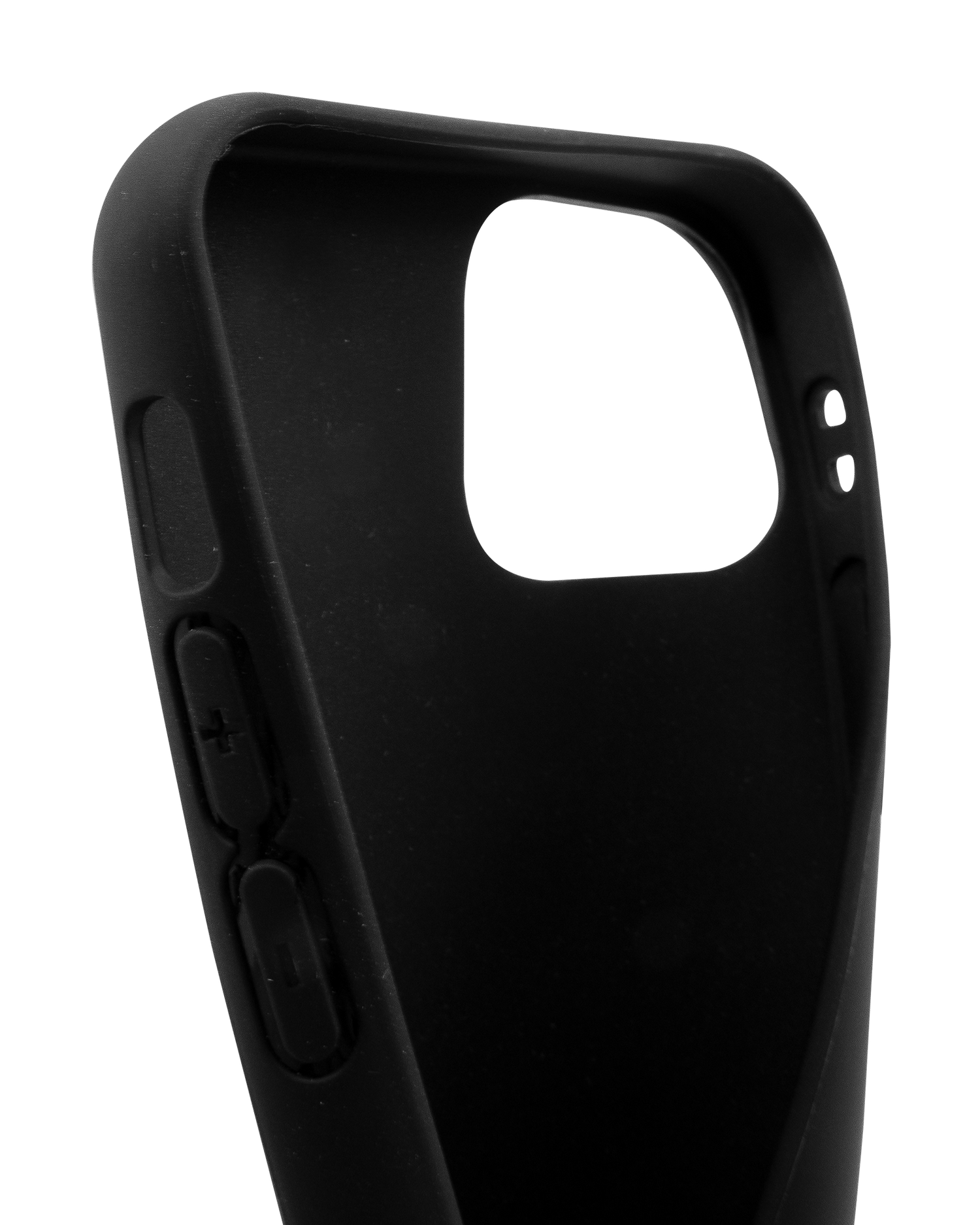 Schwarze Silikon Handyhülle für iPhone 13 mini: Sehr elastisch