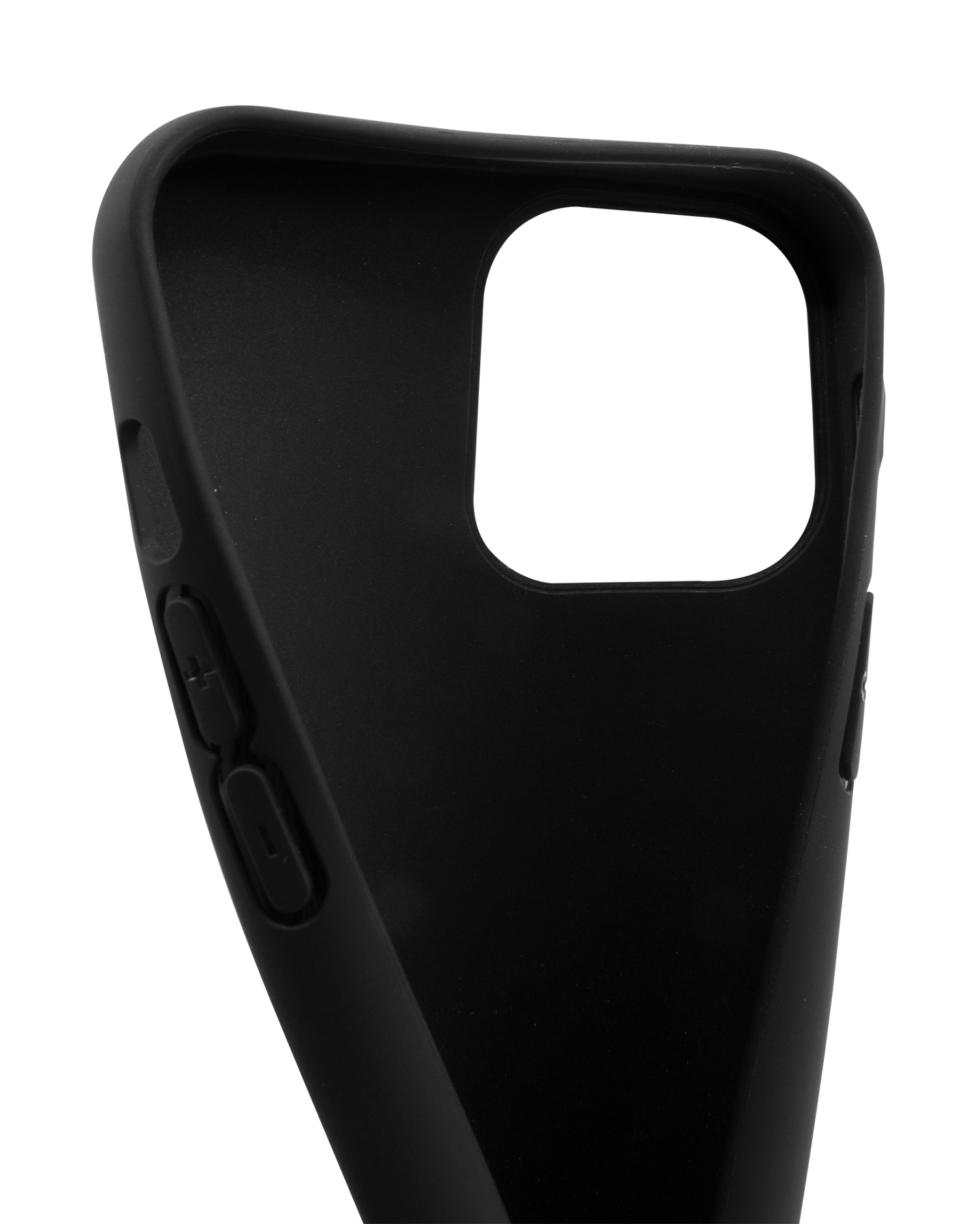 Schwarze Silikon Handyhülle für iPhone 13 Pro Max: Sehr elastisch