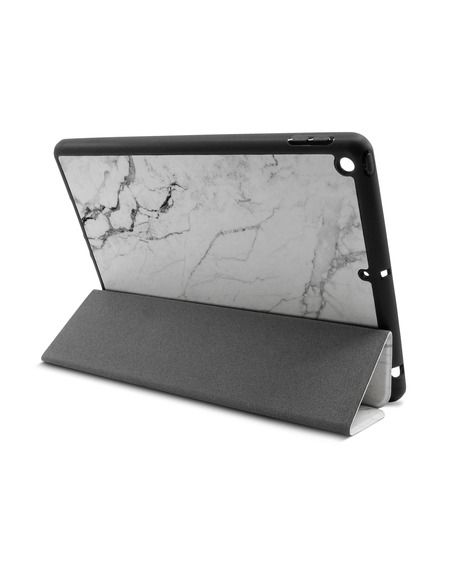 White Marble iPad Hülle mit Stifthalter Apple iPad 9 10.2