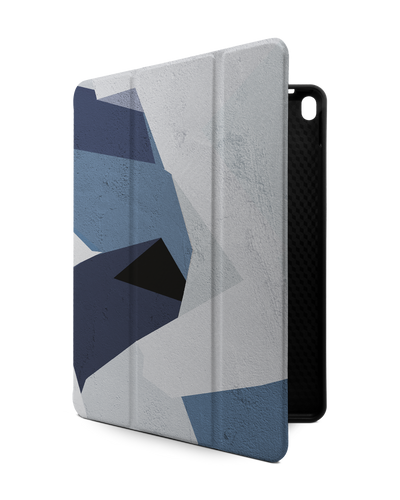Geometric Camo Blue iPad Hülle mit Stifthalter Apple iPad Pro 10.5" (2017)