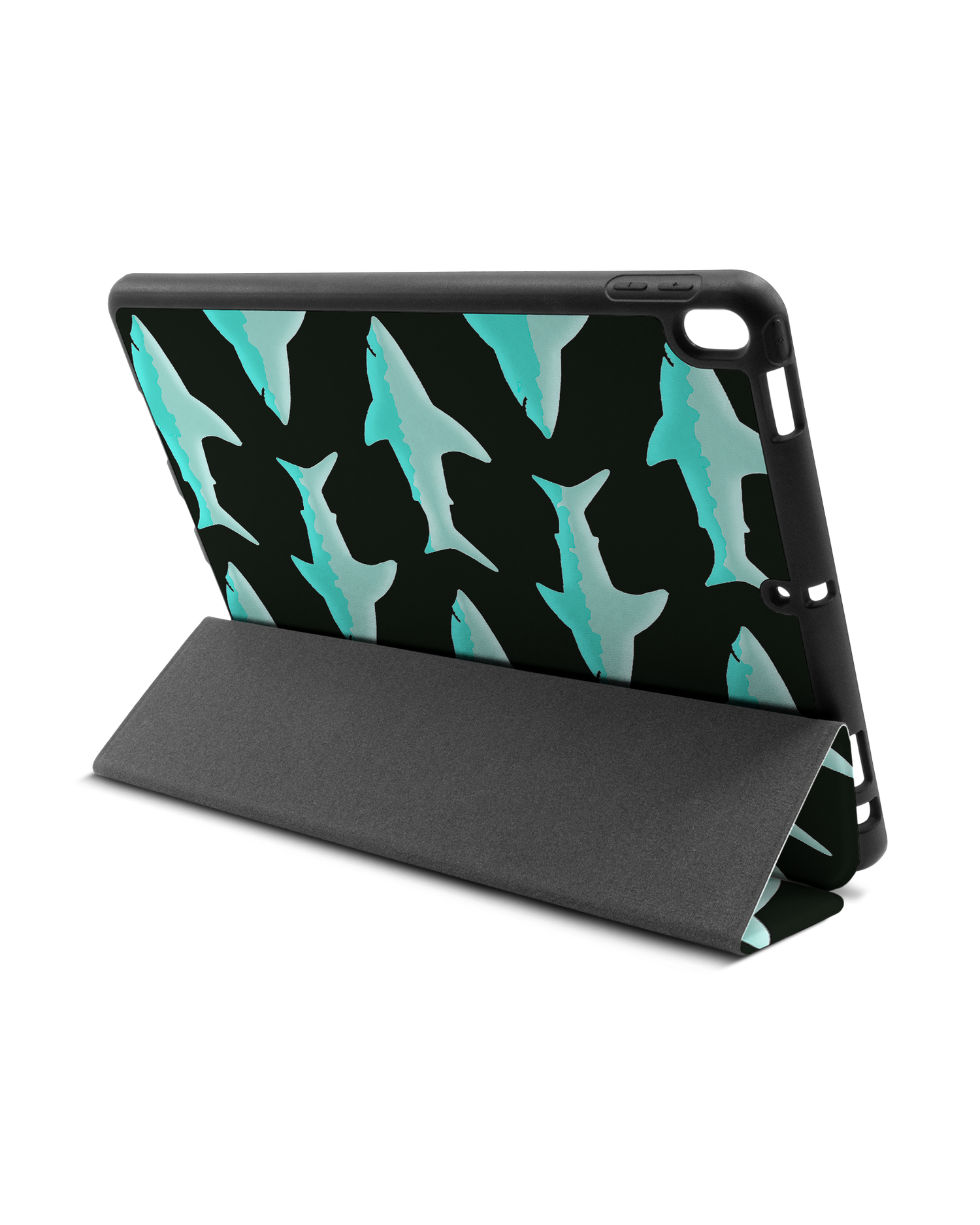 Neon Sharks iPad Hülle mit Stifthalter Apple iPad Pro 10.5