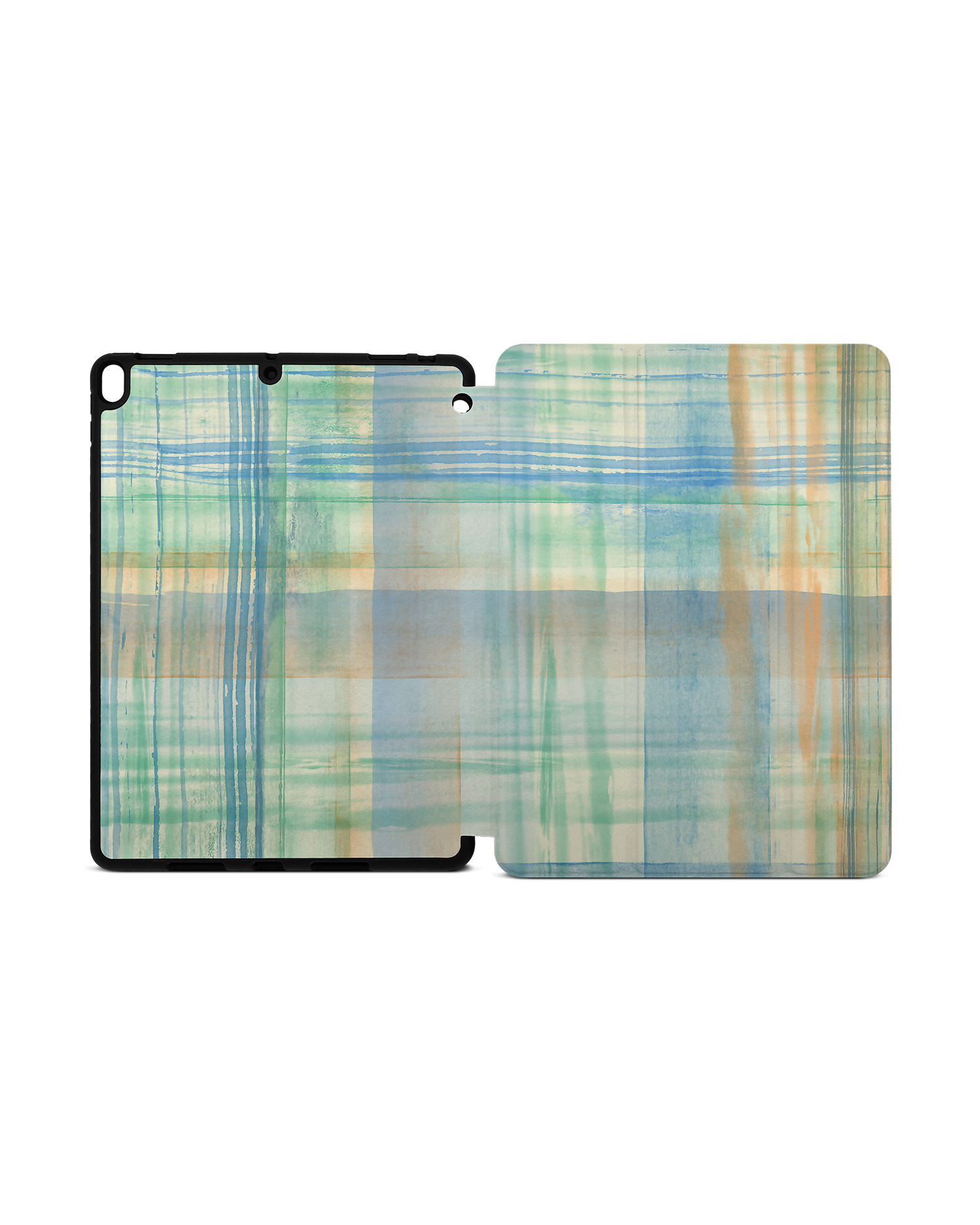 Washed Out Plaid iPad Hülle mit Stifthalter Apple iPad Pro 10.5