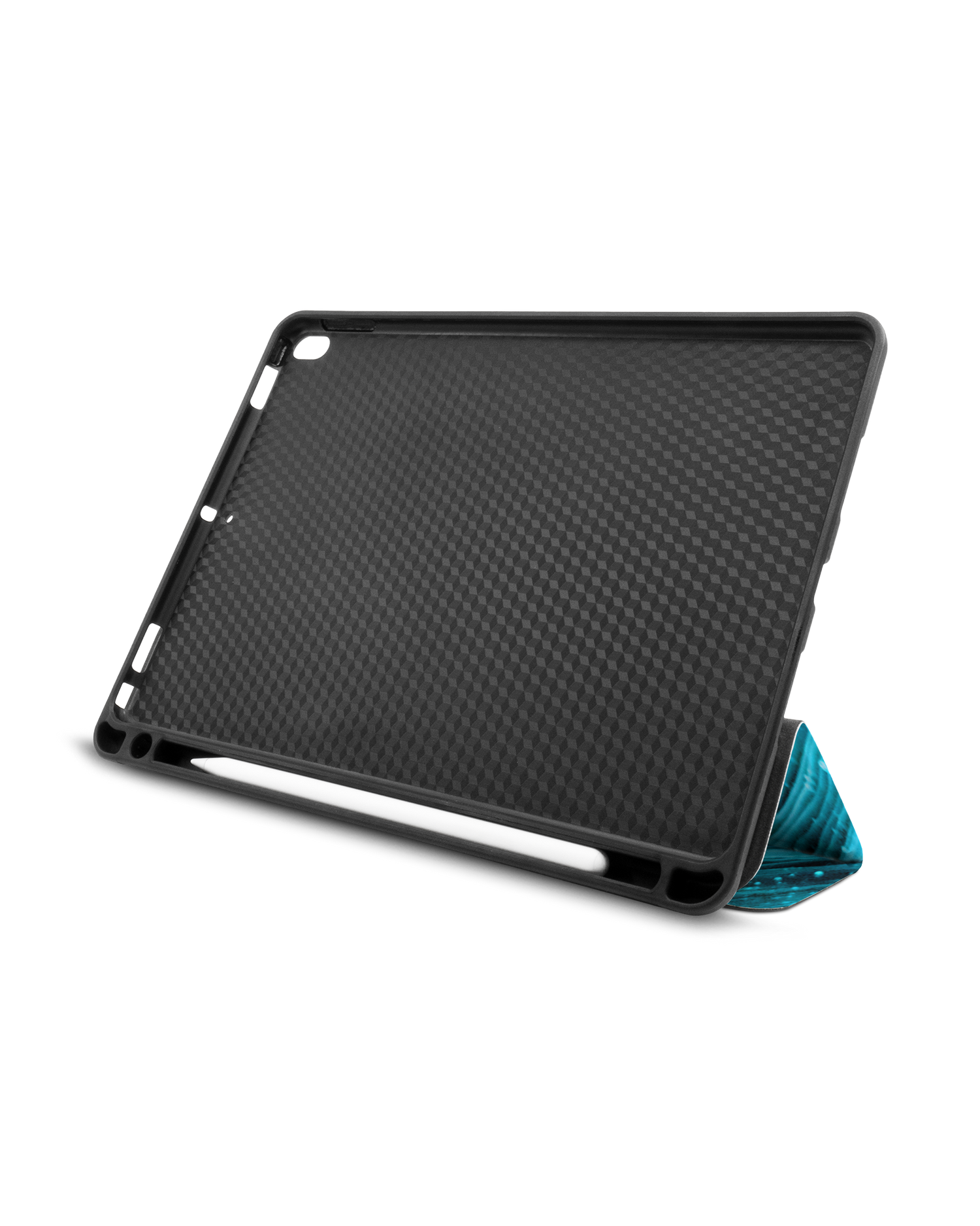 Turquoise Ripples iPad Hülle mit Stifthalter Apple iPad Pro 10.5