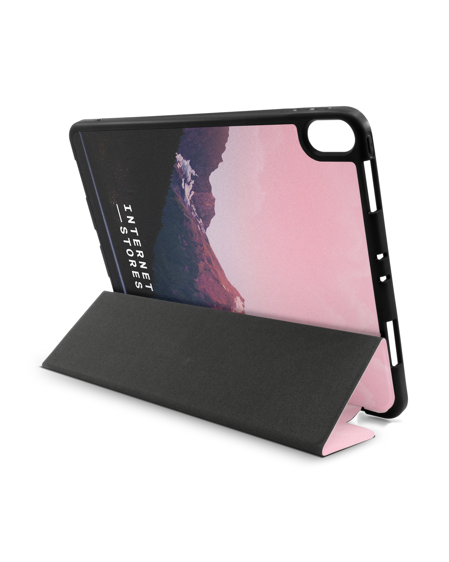 Lake iPad Hülle mit Stifthalter Apple iPad Pro 11'' (2018): Aufgestellt im Querformat von hinten