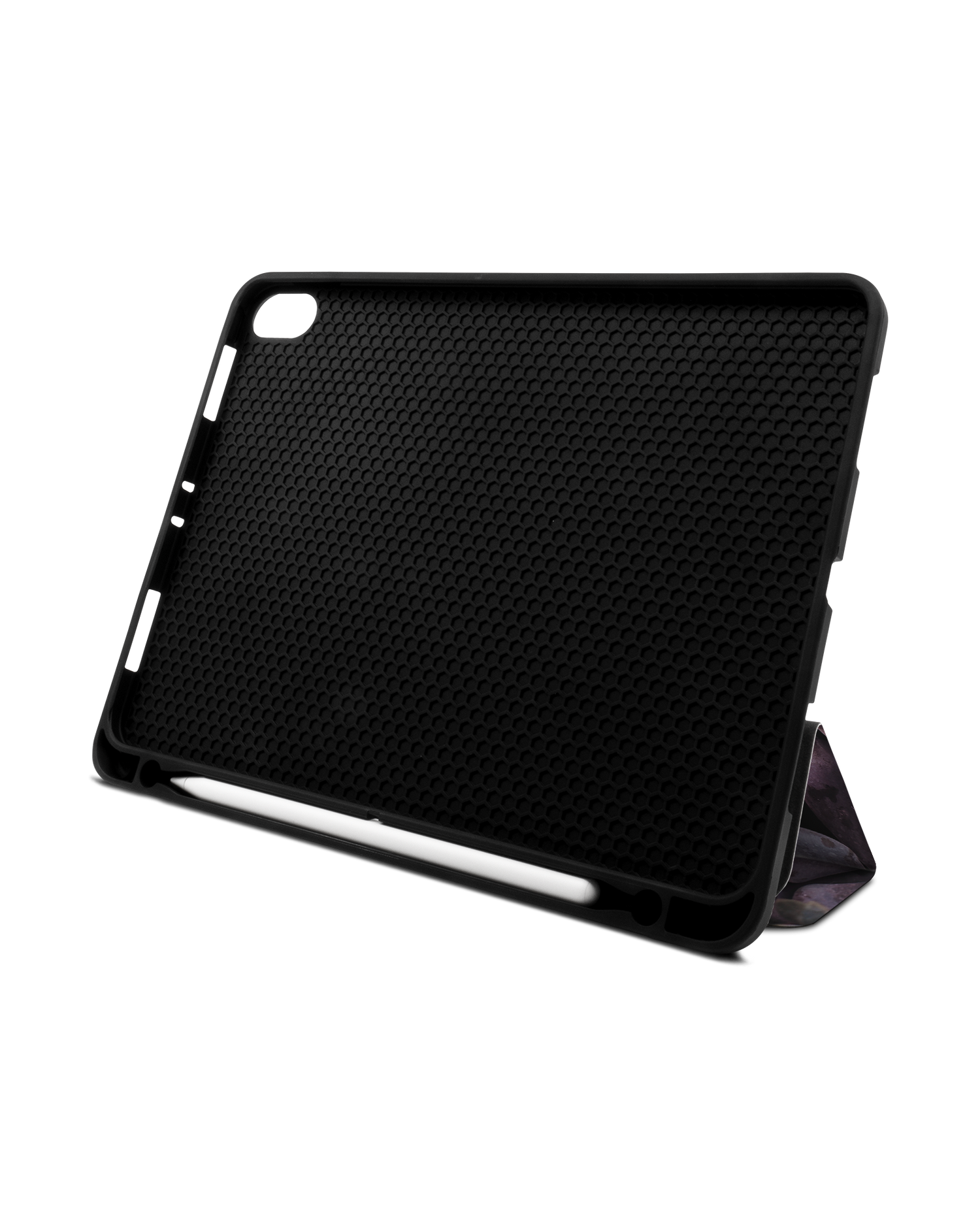 Purple Succulents iPad Hülle mit Stifthalter Apple iPad Pro 11'' (2018): Aufgestellt im Querformat von vorne