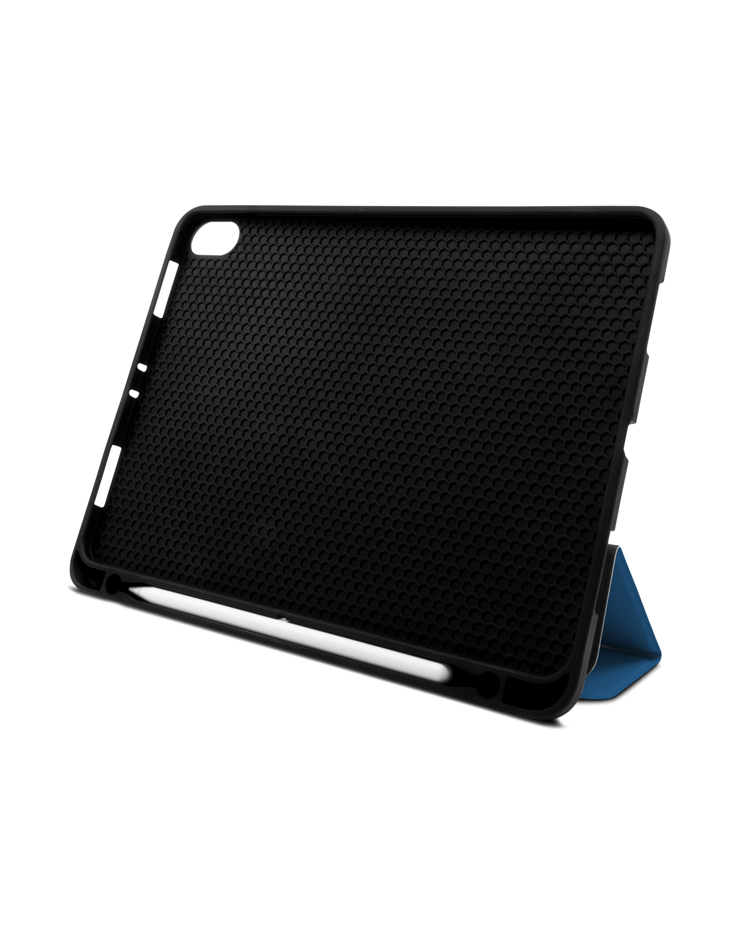 CLASSIC BLUE iPad Hülle mit Stifthalter Apple iPad Pro 11'' (2018): Aufgestellt im Querformat von vorne