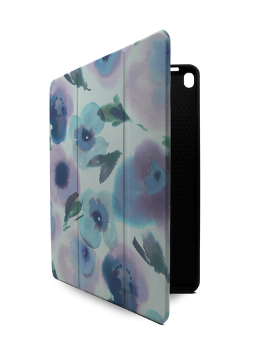Watercolour Flowers Blue iPad Hülle mit Stifthalter Apple iPad Air 3 10.5" (2019)