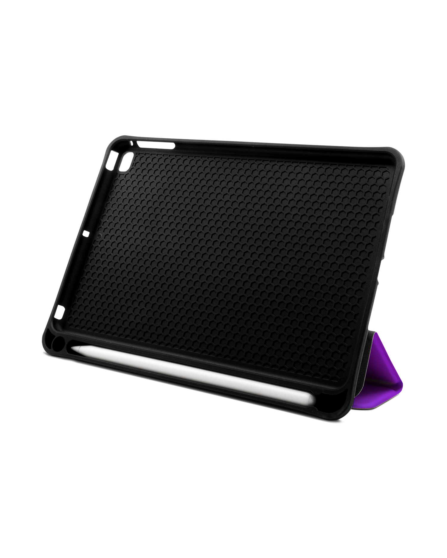 Blueberry iPad Hülle mit Stifthalter Apple iPad mini 5 (2019): Aufgestellt im Querformat von vorne