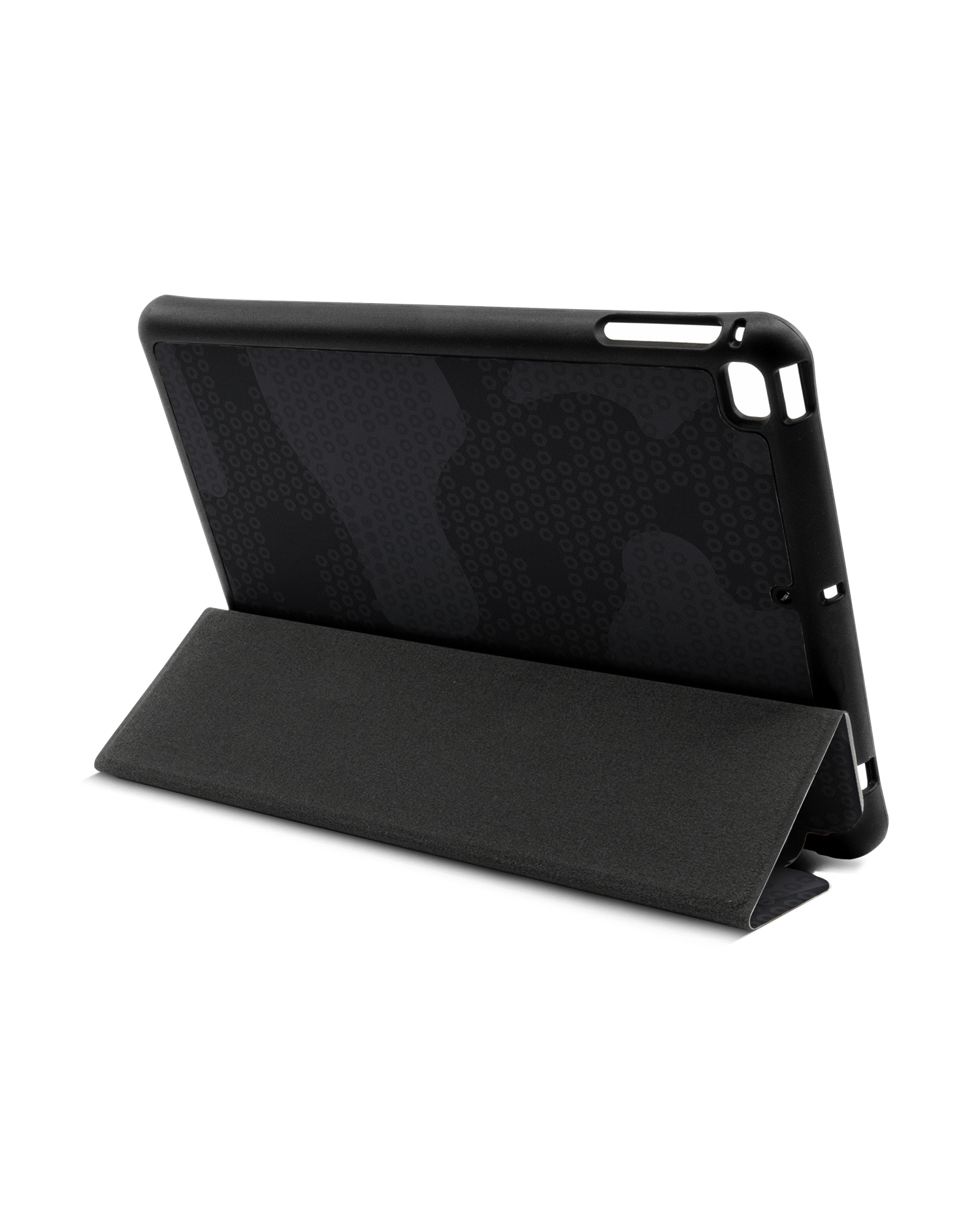 Spec Ops Dark iPad Hülle mit Stifthalter Apple iPad mini 5 (2019): Aufgestellt im Querformat von hinten