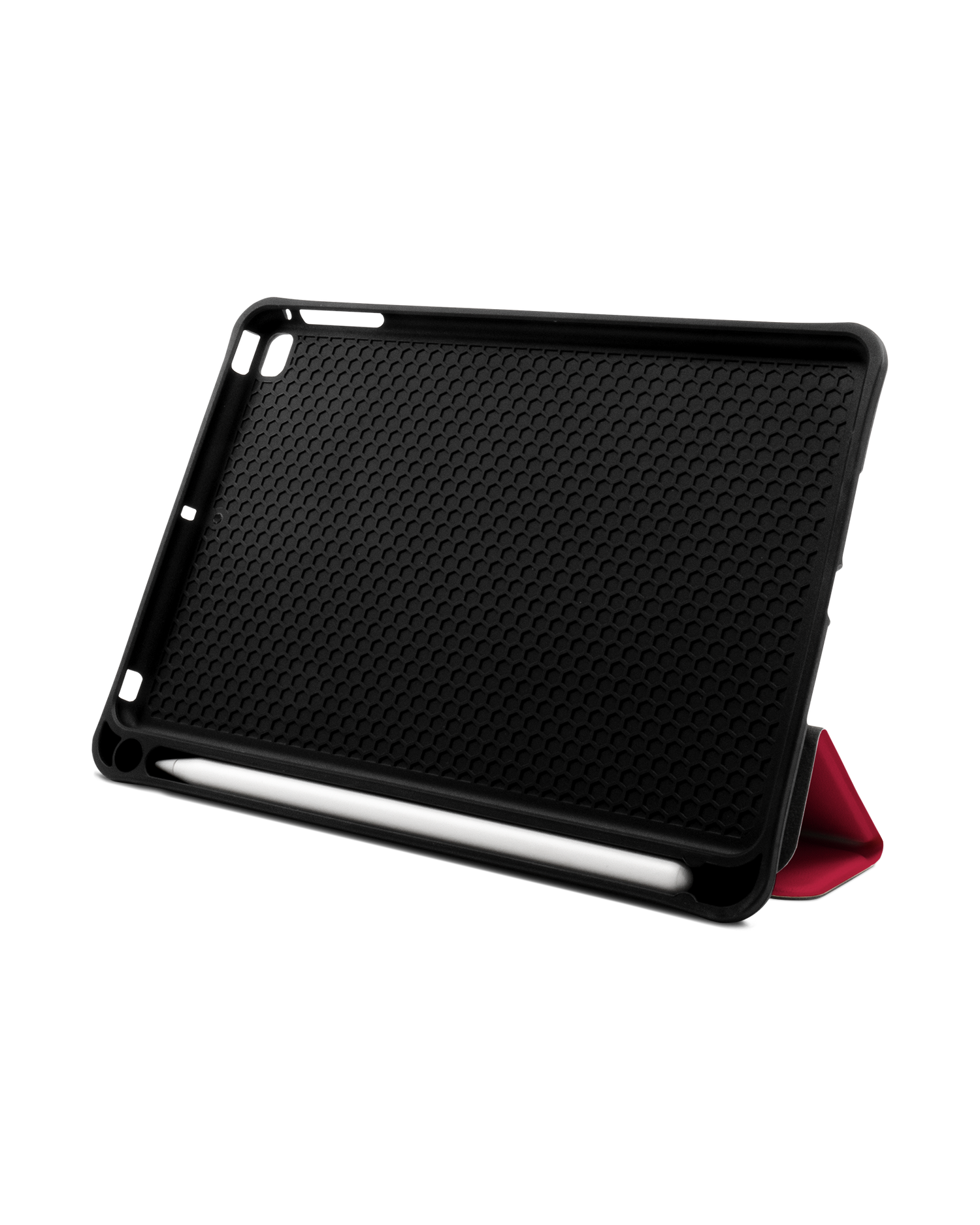 RED iPad Hülle mit Stifthalter Apple iPad mini 5 (2019): Aufgestellt im Querformat von vorne
