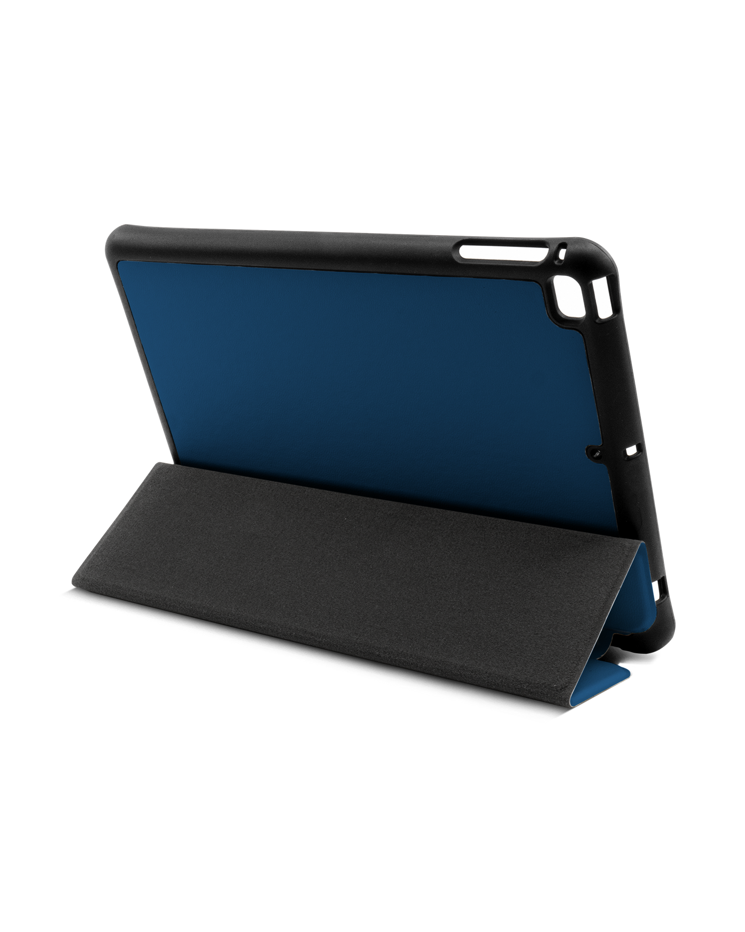 CLASSIC BLUE iPad Hülle mit Stifthalter Apple iPad mini 5 (2019): Aufgestellt im Querformat von hinten