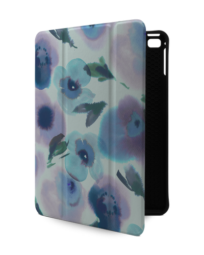 Watercolour Flowers Blue iPad Hülle mit Stifthalter Apple iPad mini 5 (2019)