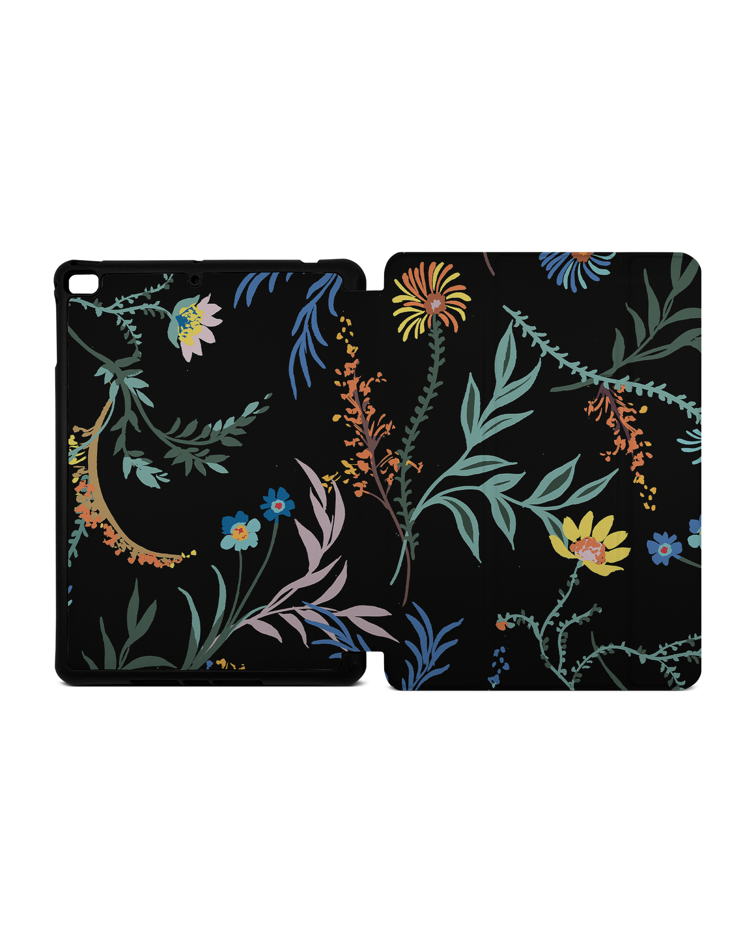 Woodland Spring Floral iPad Hülle mit Stifthalter Apple iPad mini 5 (2019): Geöffnet Außenansicht
