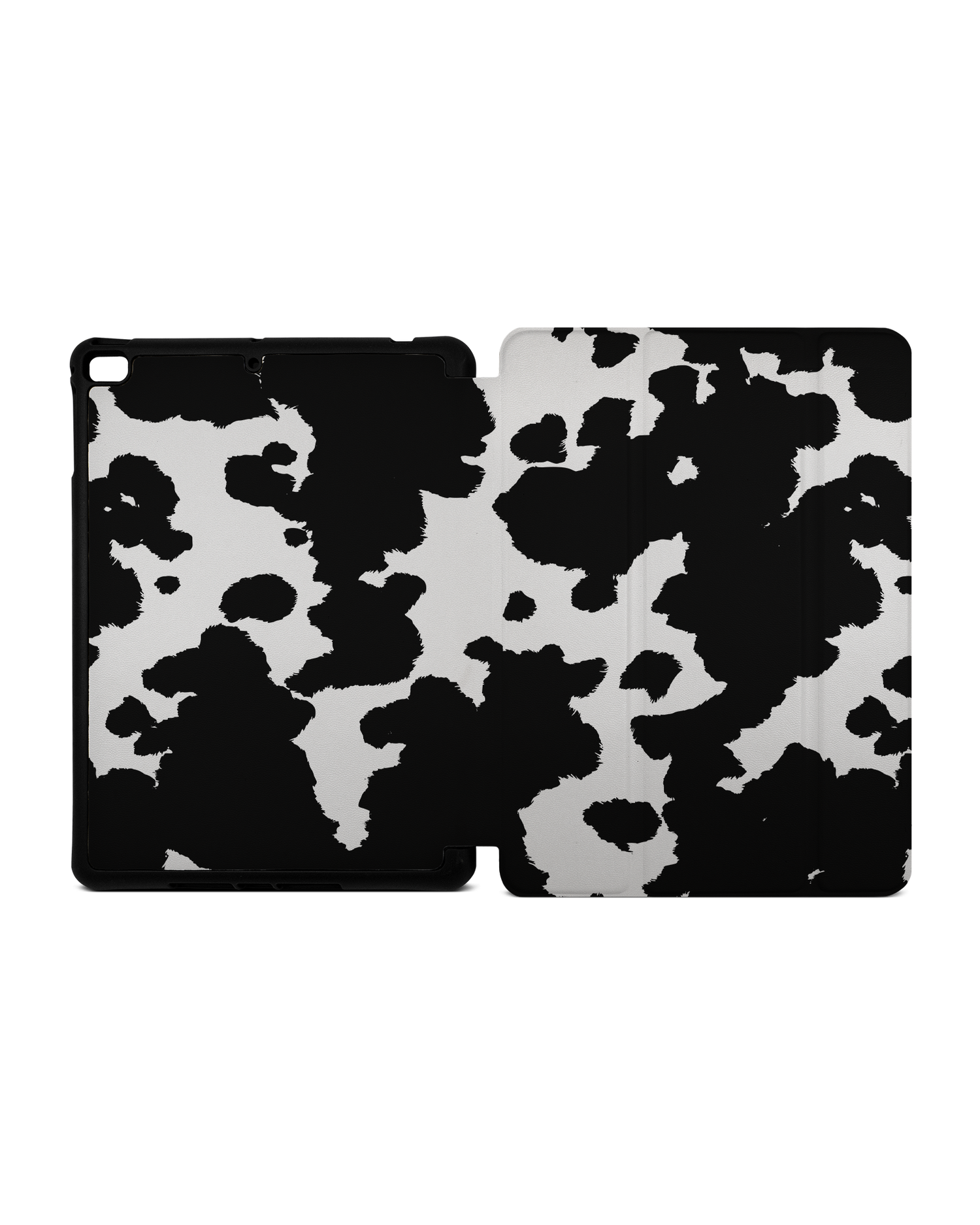 Cow Print iPad Hülle mit Stifthalter Apple iPad mini 5 (2019): Geöffnet Außenansicht