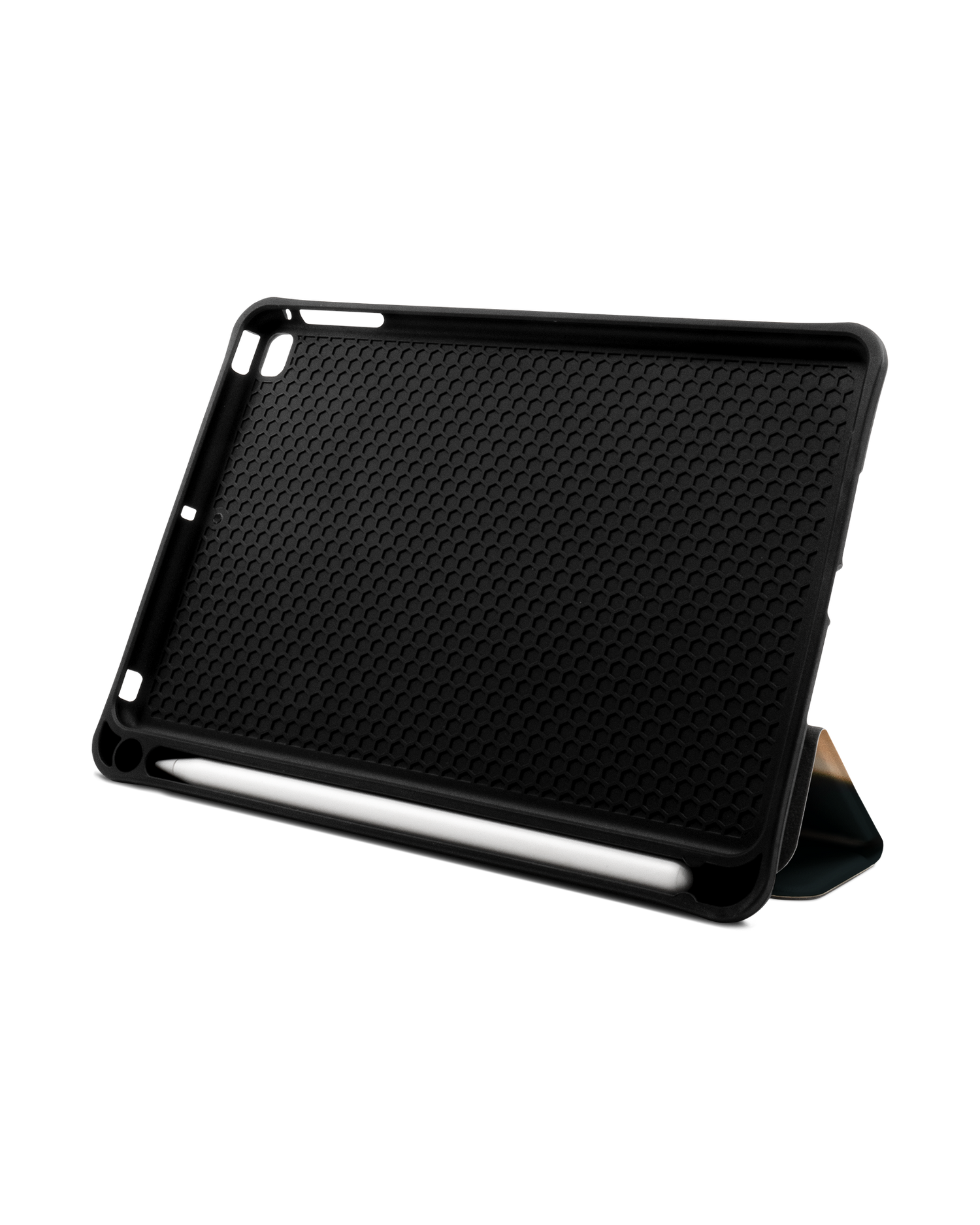 Siamese Cat iPad Hülle mit Stifthalter Apple iPad mini 5 (2019): Aufgestellt im Querformat von vorne
