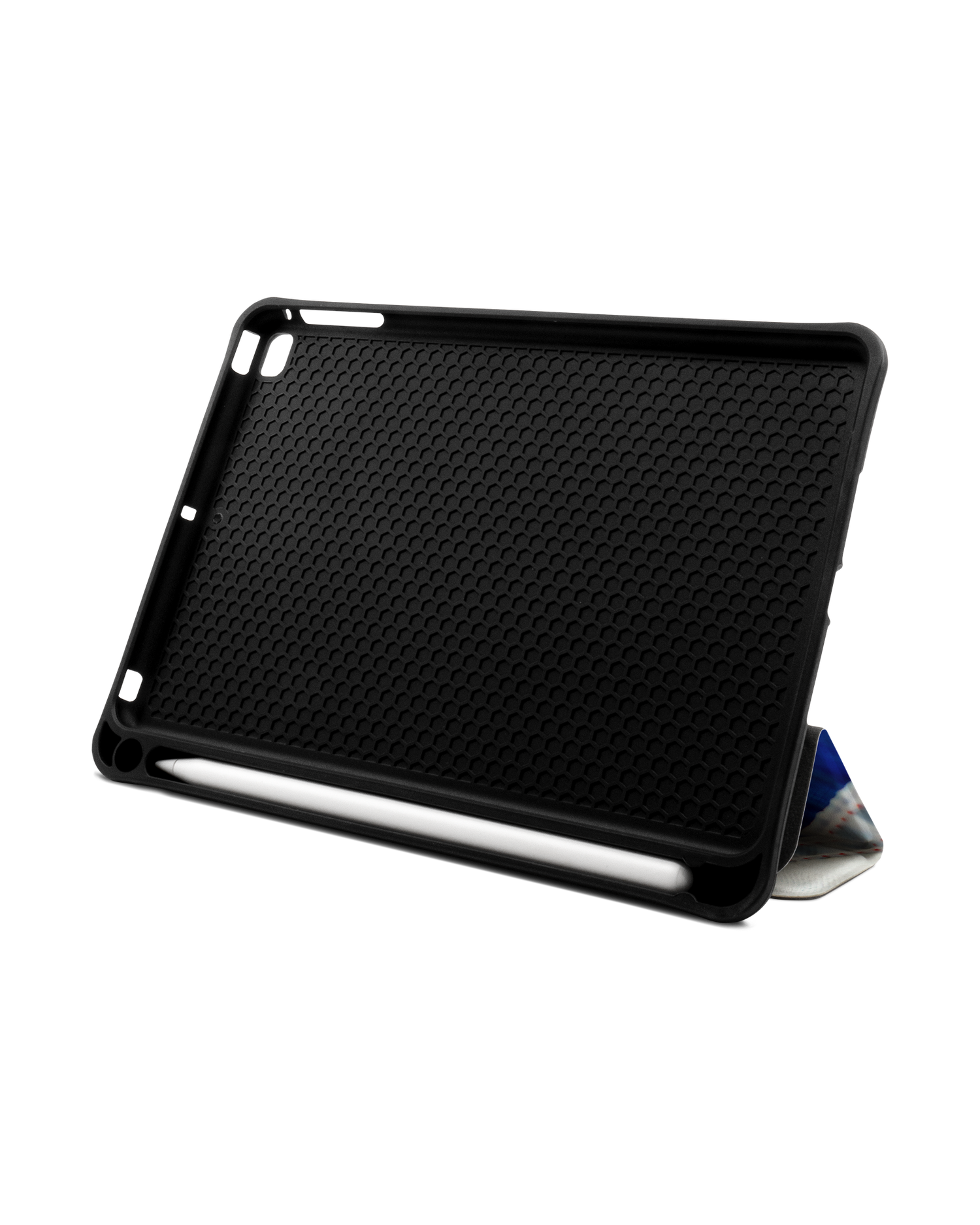 Stars And Stripes iPad Hülle mit Stifthalter Apple iPad mini 5 (2019): Aufgestellt im Querformat von vorne