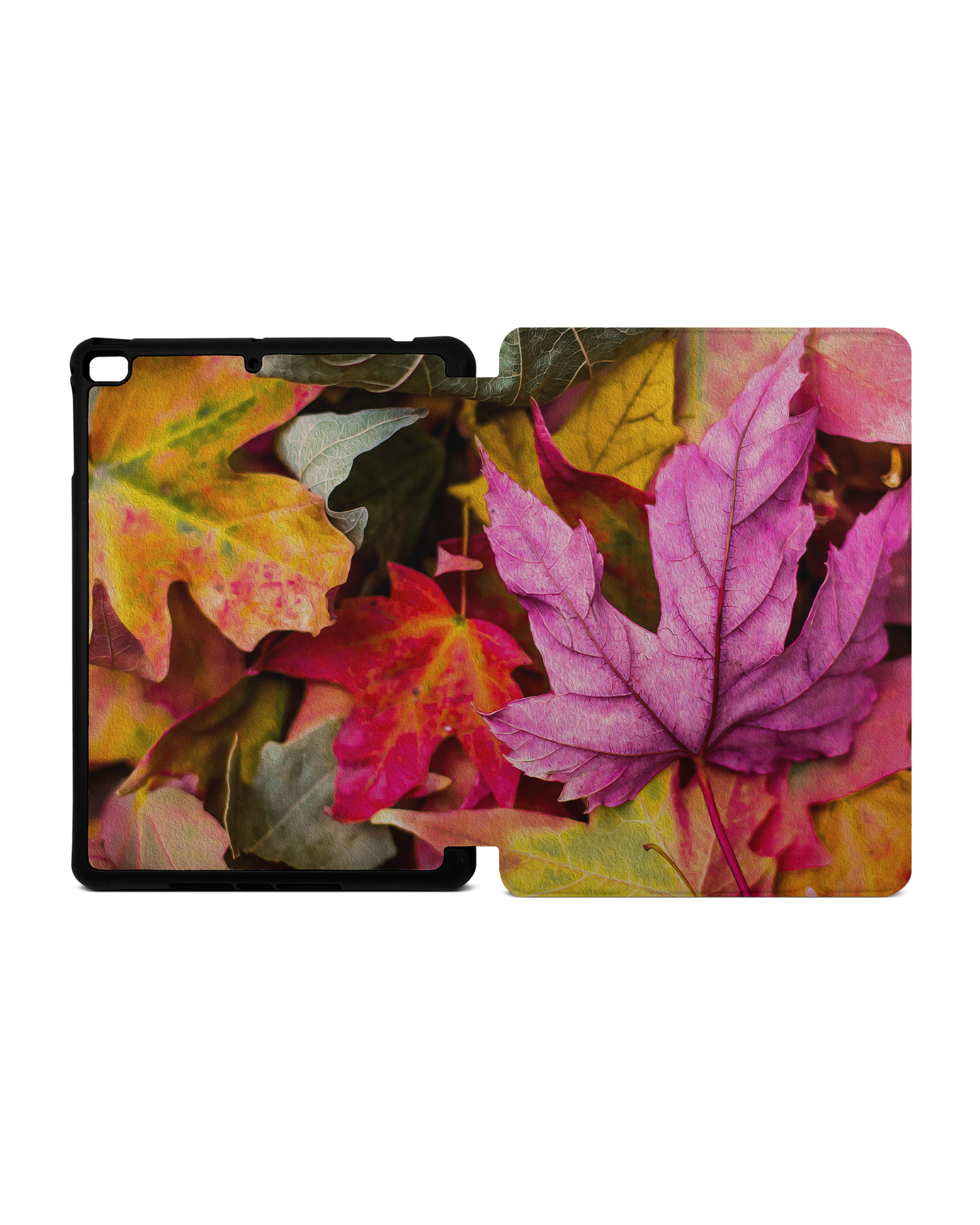 Autumn Leaves iPad Hülle mit Stifthalter Apple iPad mini 5 (2019): Geöffnet Außenansicht