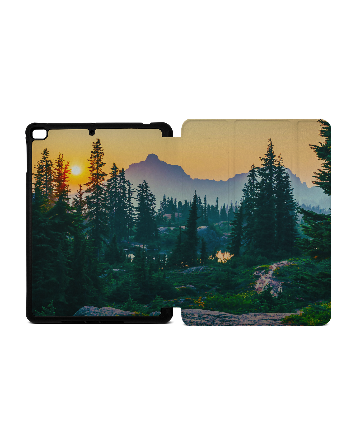 Forest iPad Hülle mit Stifthalter Apple iPad mini 5 (2019): Geöffnet Außenansicht