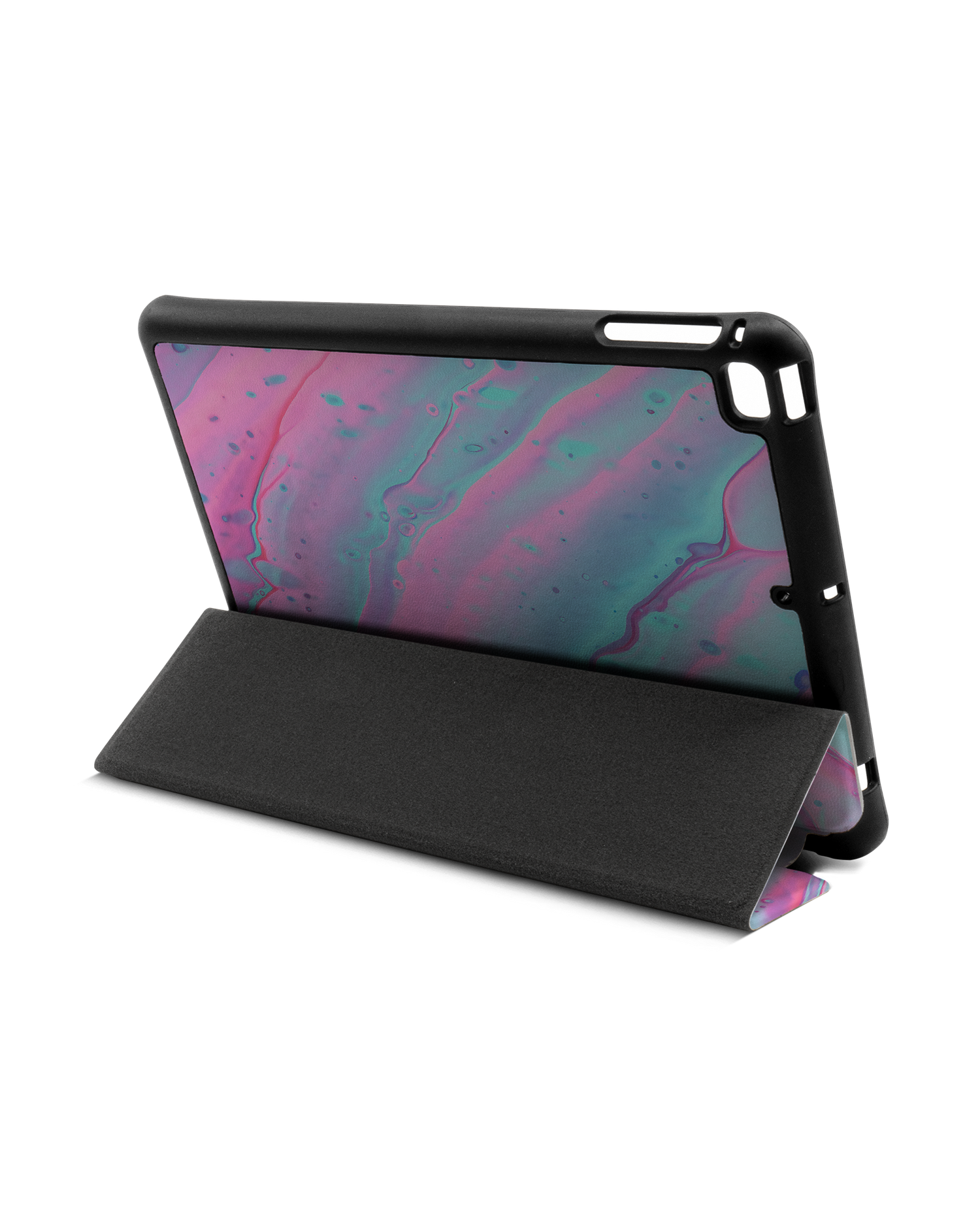 Wavey iPad Hülle mit Stifthalter Apple iPad mini 5 (2019): Aufgestellt im Querformat von hinten