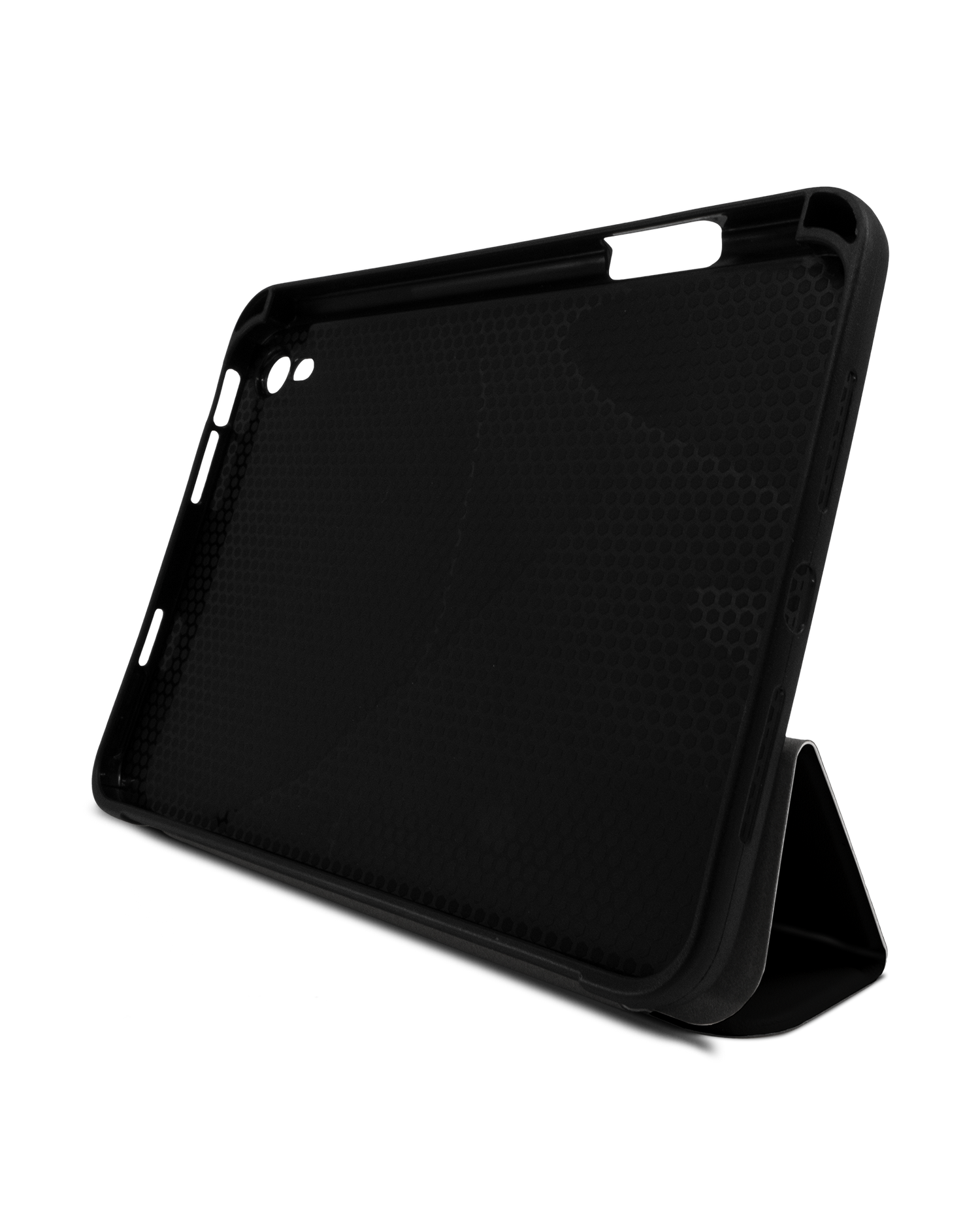 BLACK iPad Hülle mit Stifthalter Apple iPad mini 6 (2021): Aufgestellt im Querformat von vorne
