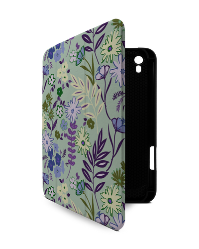 Pretty Purple Flowers iPad Hülle mit Stifthalter Apple iPad mini 6 (2021)