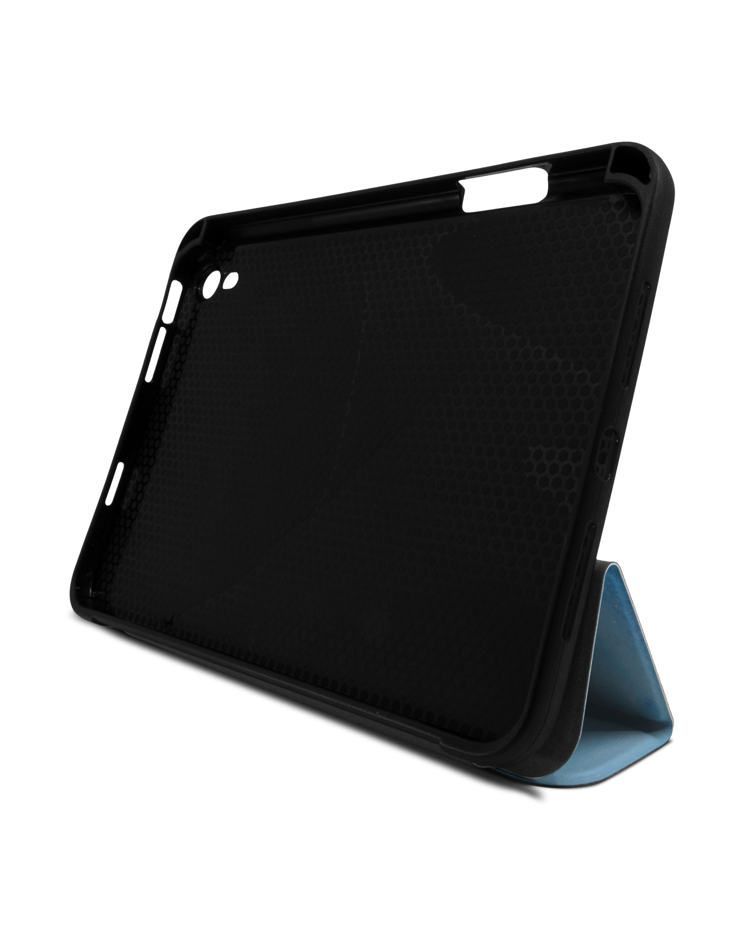 Cool Blues iPad Hülle mit Stifthalter Apple iPad mini 6 (2021): Aufgestellt im Querformat von vorne