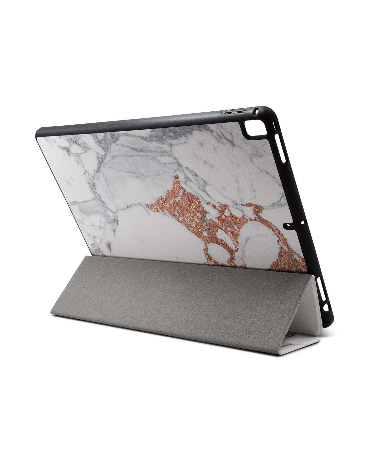 Marble Mix iPad Hülle mit Stifthalter für Apple iPad Pro 2 12.9'' (2017): Aufgestellt im Querformat von hinten