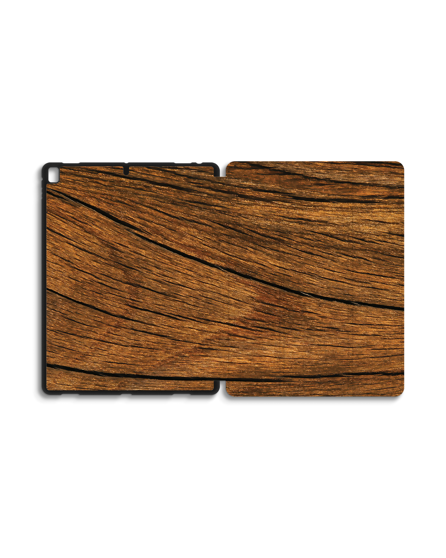 Wood iPad Hülle mit Stifthalter für Apple iPad Pro 2 12.9'' (2017): Geöffnet Außenansicht