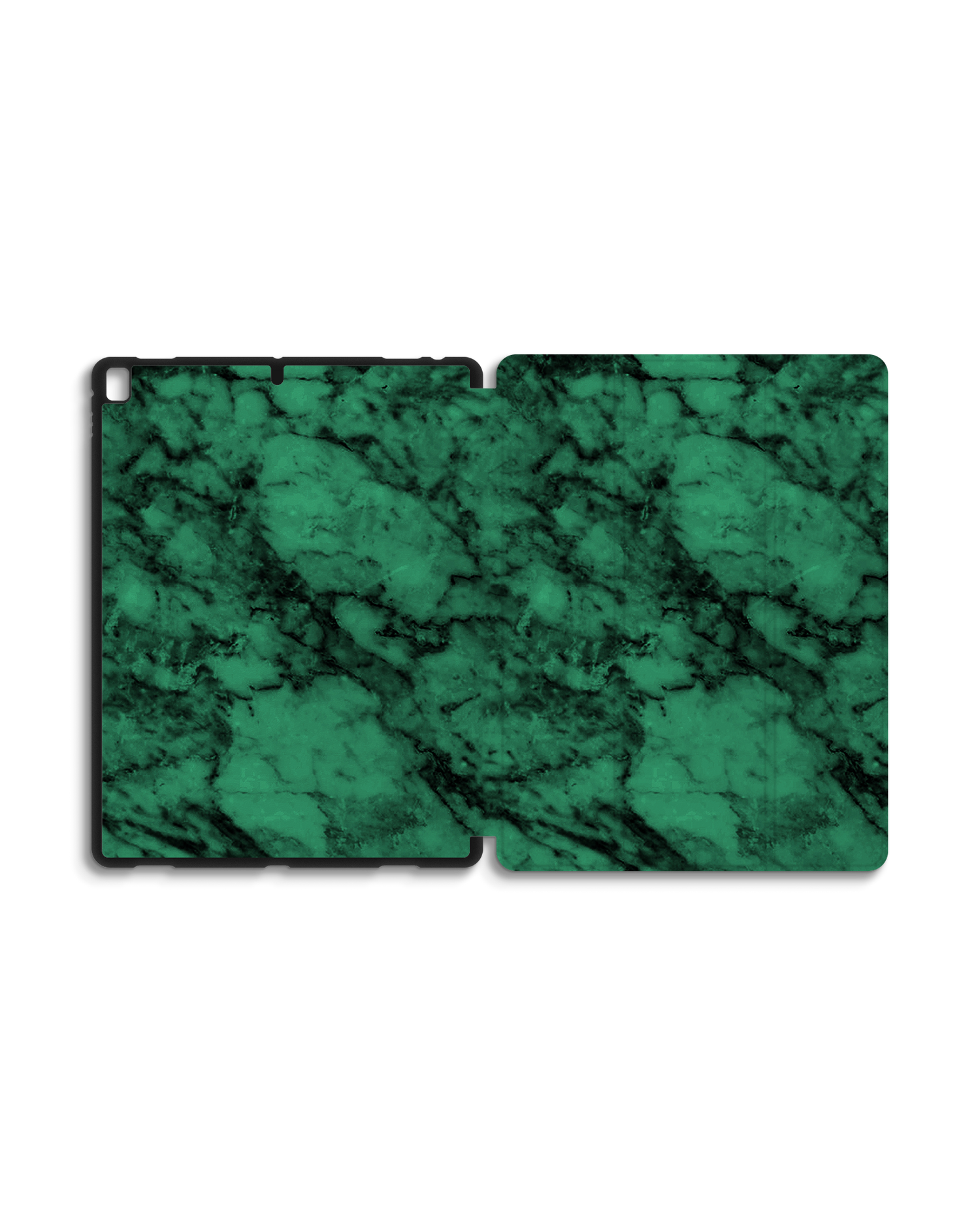 Green Marble iPad Hülle mit Stifthalter für Apple iPad Pro 2 12.9'' (2017): Geöffnet Außenansicht