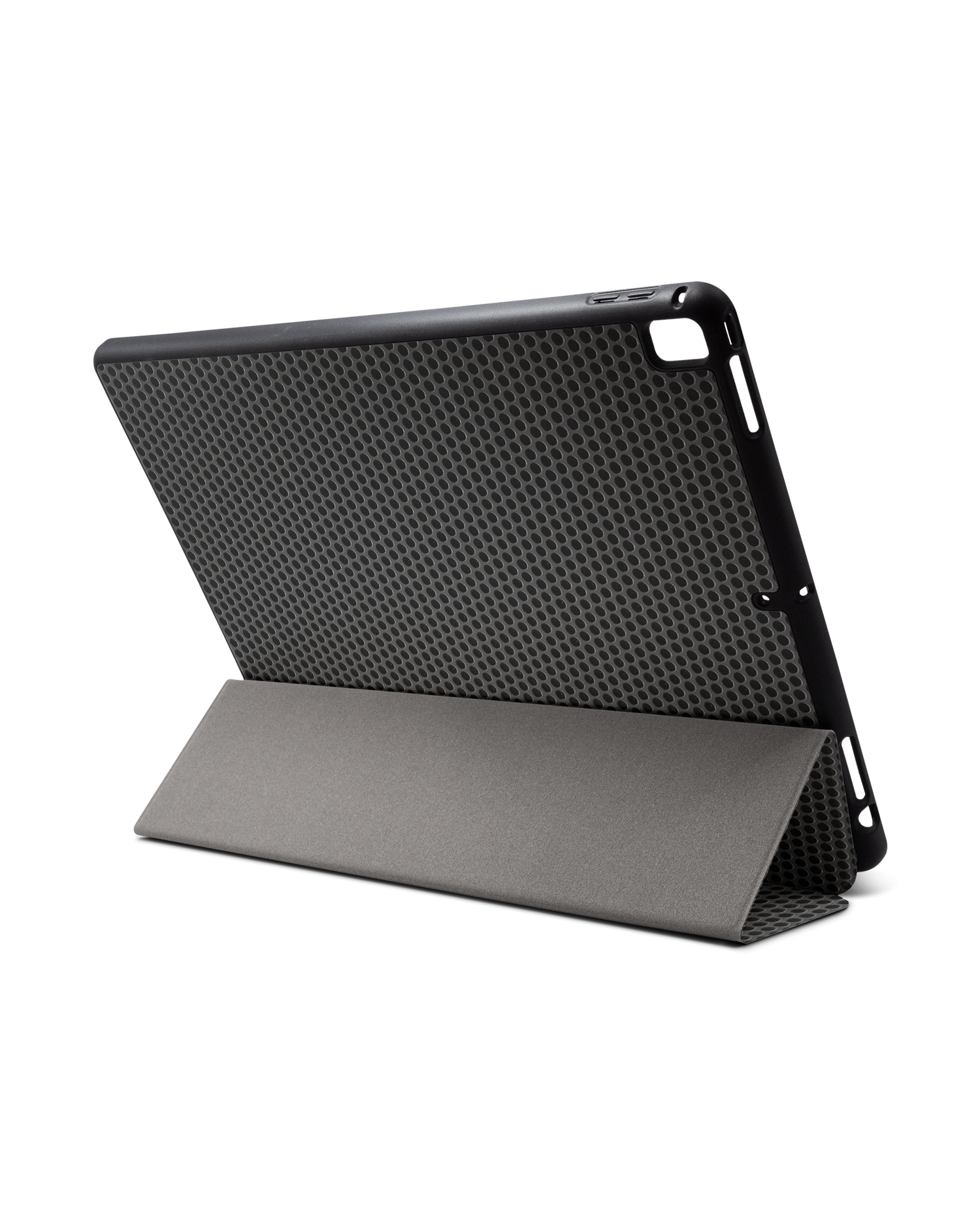 Carbon II iPad Hülle mit Stifthalter für Apple iPad Pro 2 12.9'' (2017): Aufgestellt im Querformat von hinten