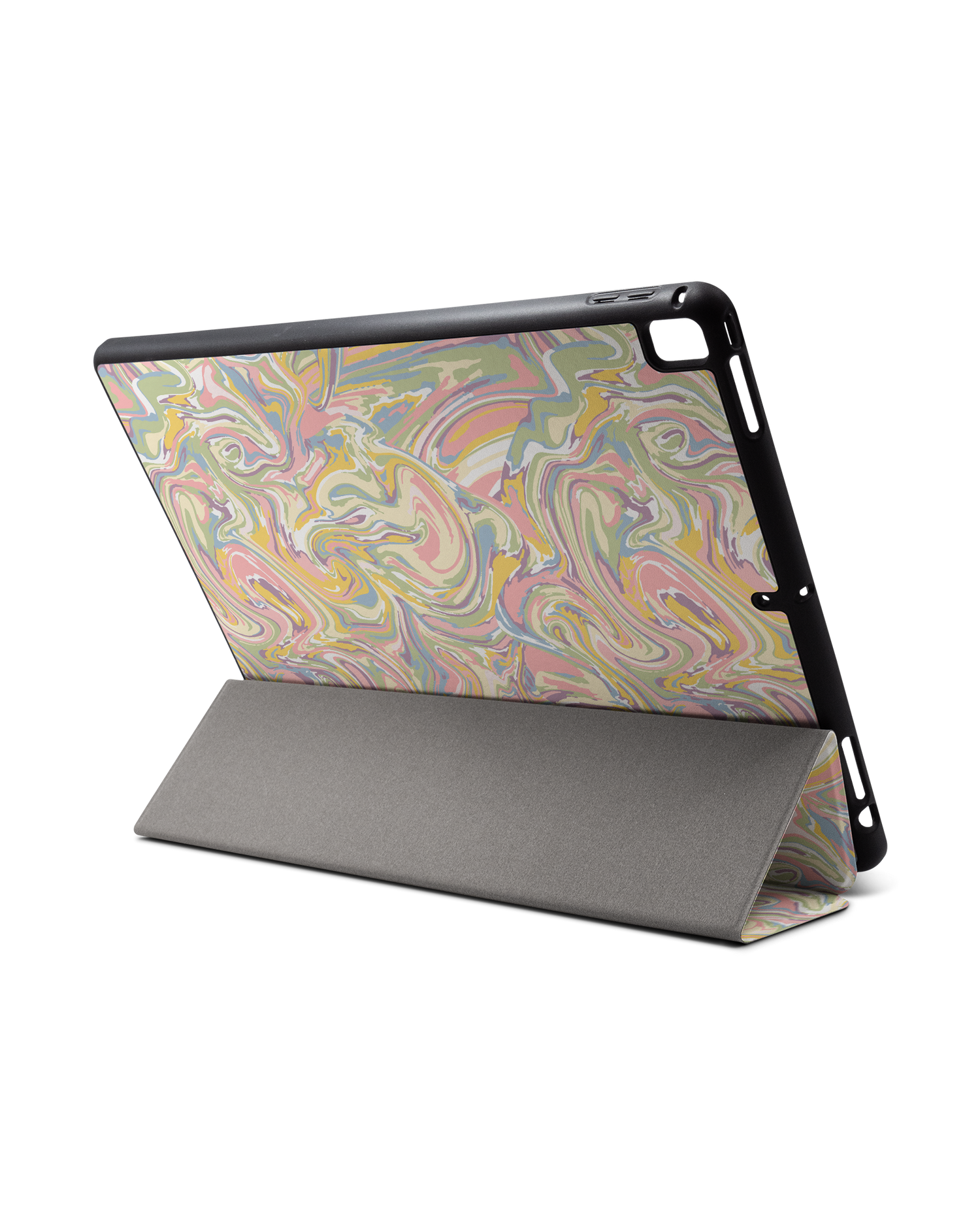 Psychedelic Optics iPad Hülle mit Stifthalter für Apple iPad Pro 2 12.9'' (2017): Aufgestellt im Querformat von hinten