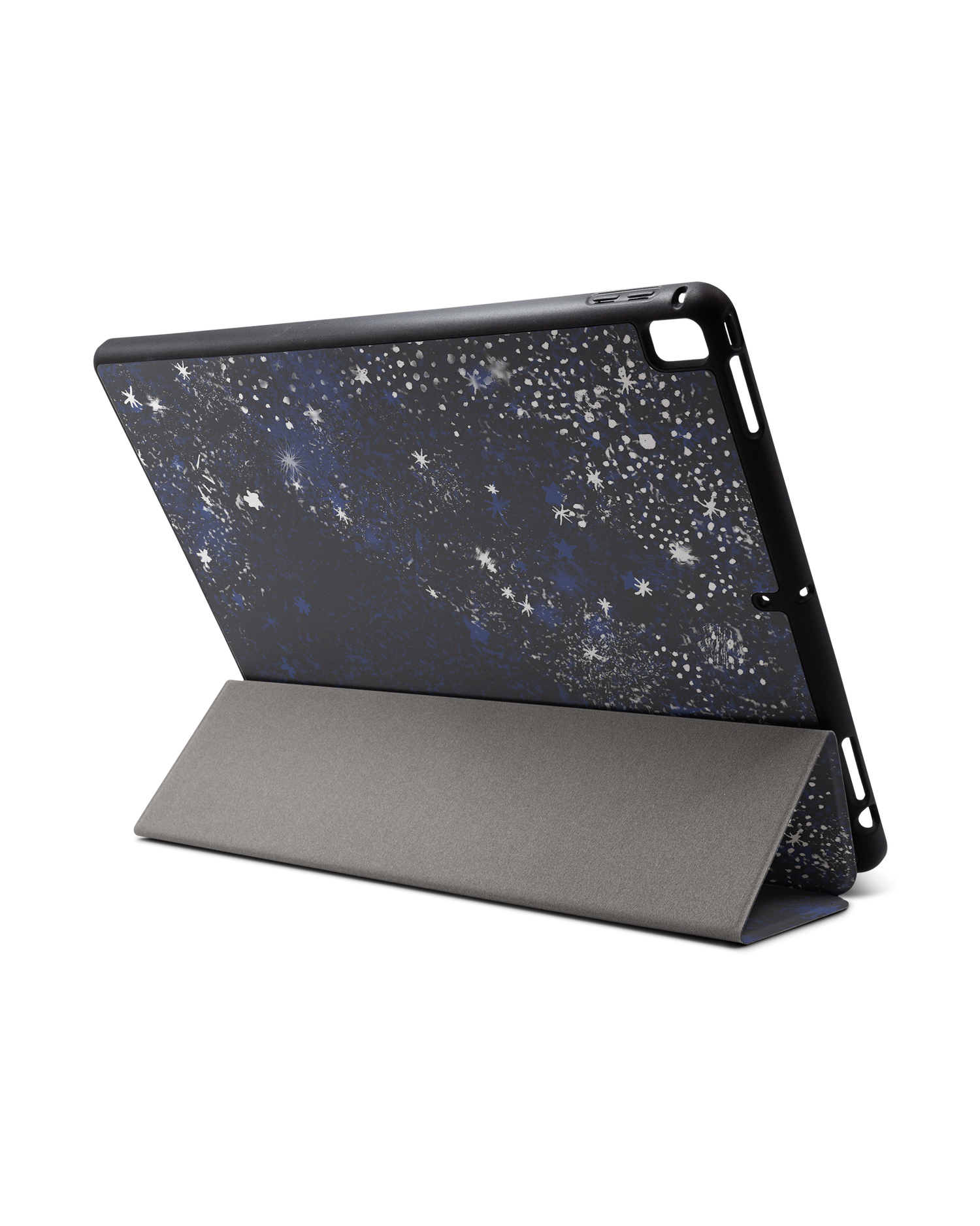 Starry Night Sky iPad Hülle mit Stifthalter für Apple iPad Pro 2 12.9'' (2017): Aufgestellt im Querformat von hinten
