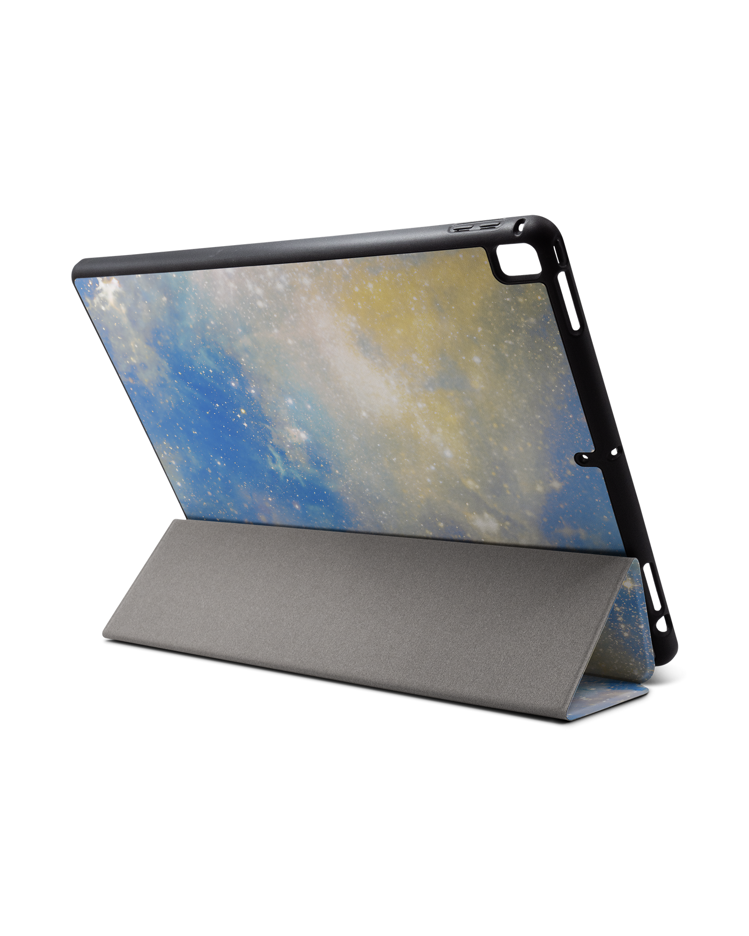 Spaced Out iPad Hülle mit Stifthalter für Apple iPad Pro 2 12.9'' (2017): Aufgestellt im Querformat von hinten
