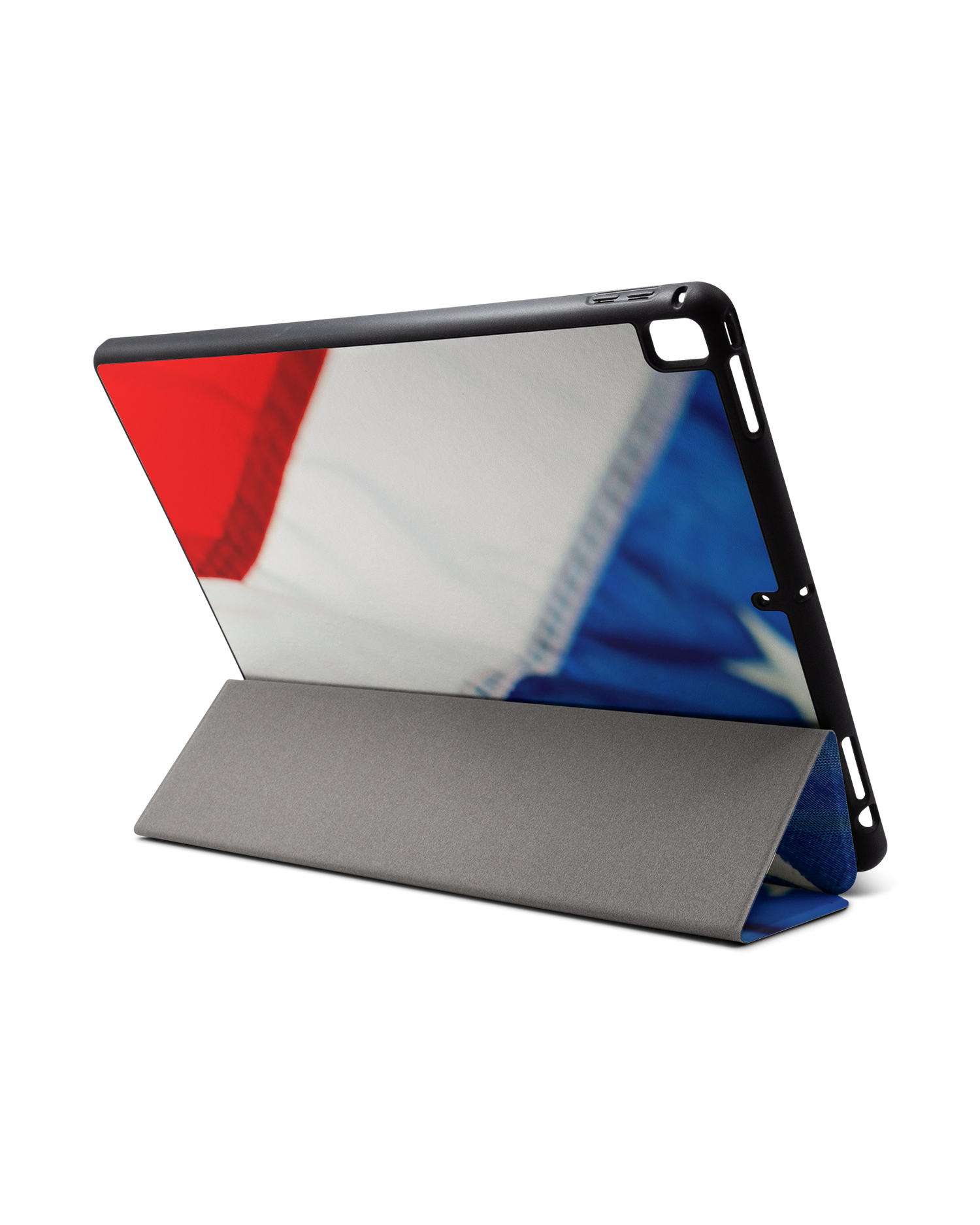 Stars And Stripes iPad Hülle mit Stifthalter für Apple iPad Pro 2 12.9'' (2017): Aufgestellt im Querformat von hinten