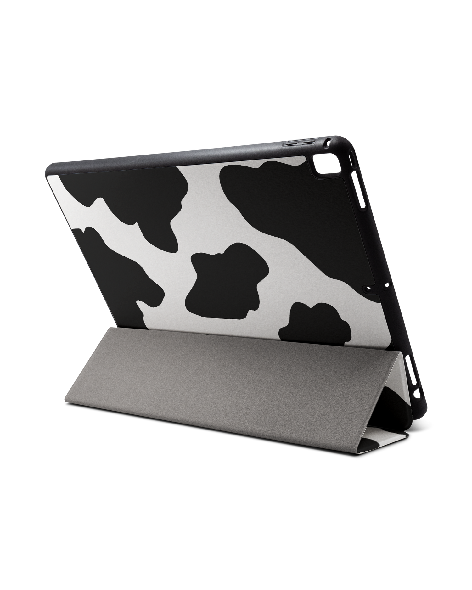 Cow Print 2 iPad Hülle mit Stifthalter für Apple iPad Pro 2 12.9'' (2017): Aufgestellt im Querformat von hinten