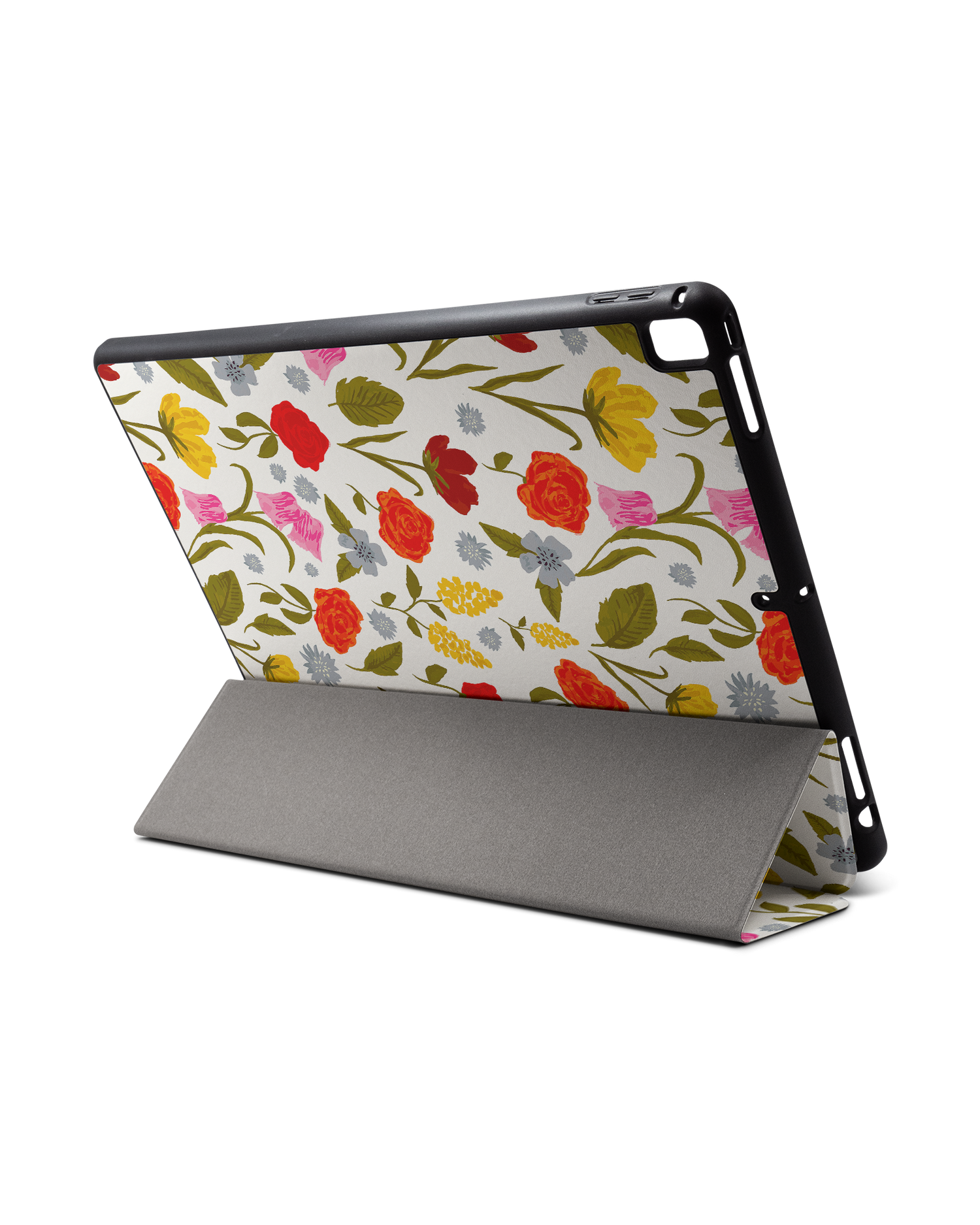 Botanical Beauties iPad Hülle mit Stifthalter für Apple iPad Pro 2 12.9'' (2017): Aufgestellt im Querformat von hinten