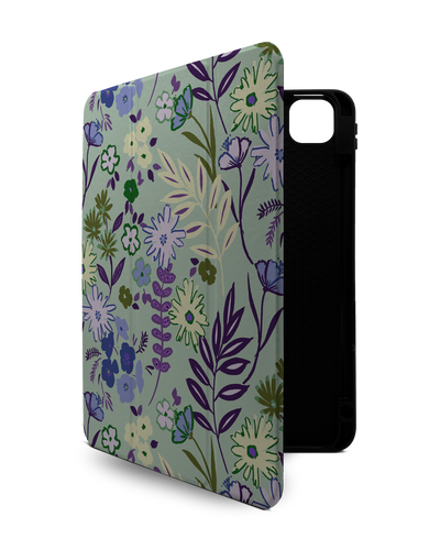 Pretty Purple Flowers iPad Hülle mit Stifthalter Apple iPad Pro 11" (2021), Apple iPad Pro 11" (2020)