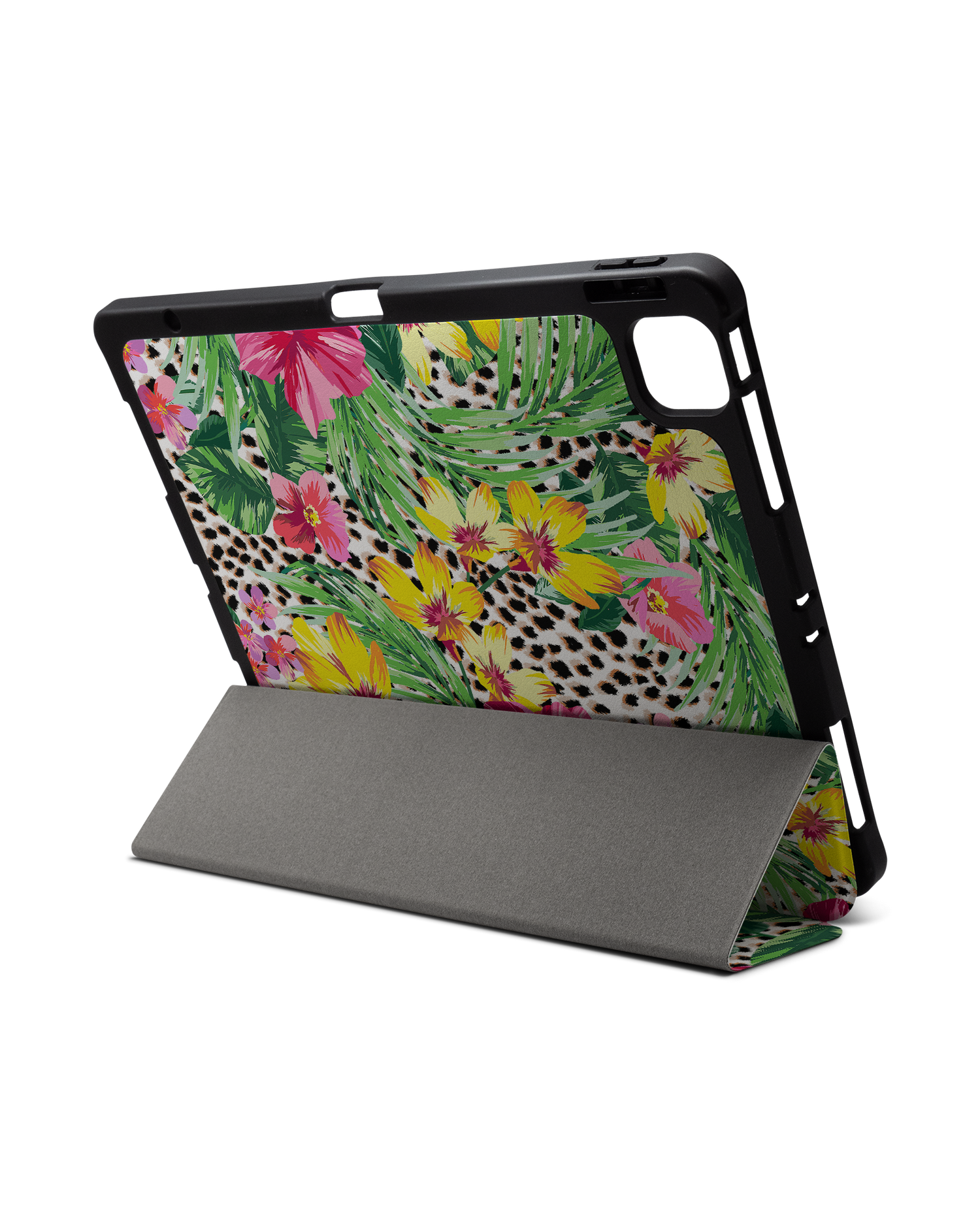 Tropical Cheetah iPad Hülle mit Stifthalter für Apple iPad Pro 6 12.9