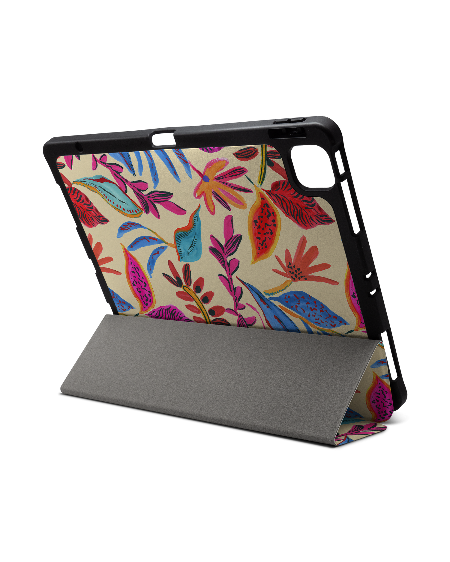 Painterly Spring Leaves iPad Hülle mit Stifthalter für Apple iPad Pro 6 12.9