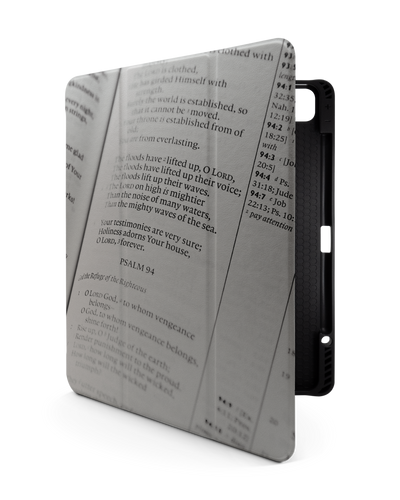 Bible Verse iPad Hülle mit Stifthalter für Apple iPad Pro 6 12.9" (2022), Apple iPad Pro 5 12.9" (2021), Apple iPad Pro 4 12.9" (2020)