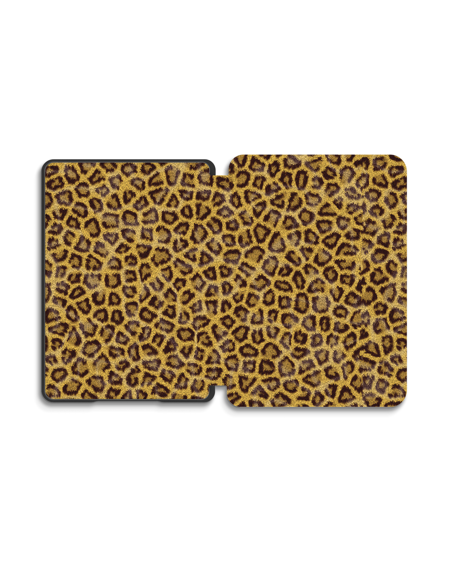 Leopard Skin eBook Reader Smart Case für Amazon New Kindle (2019): Geöffnet Außenansicht