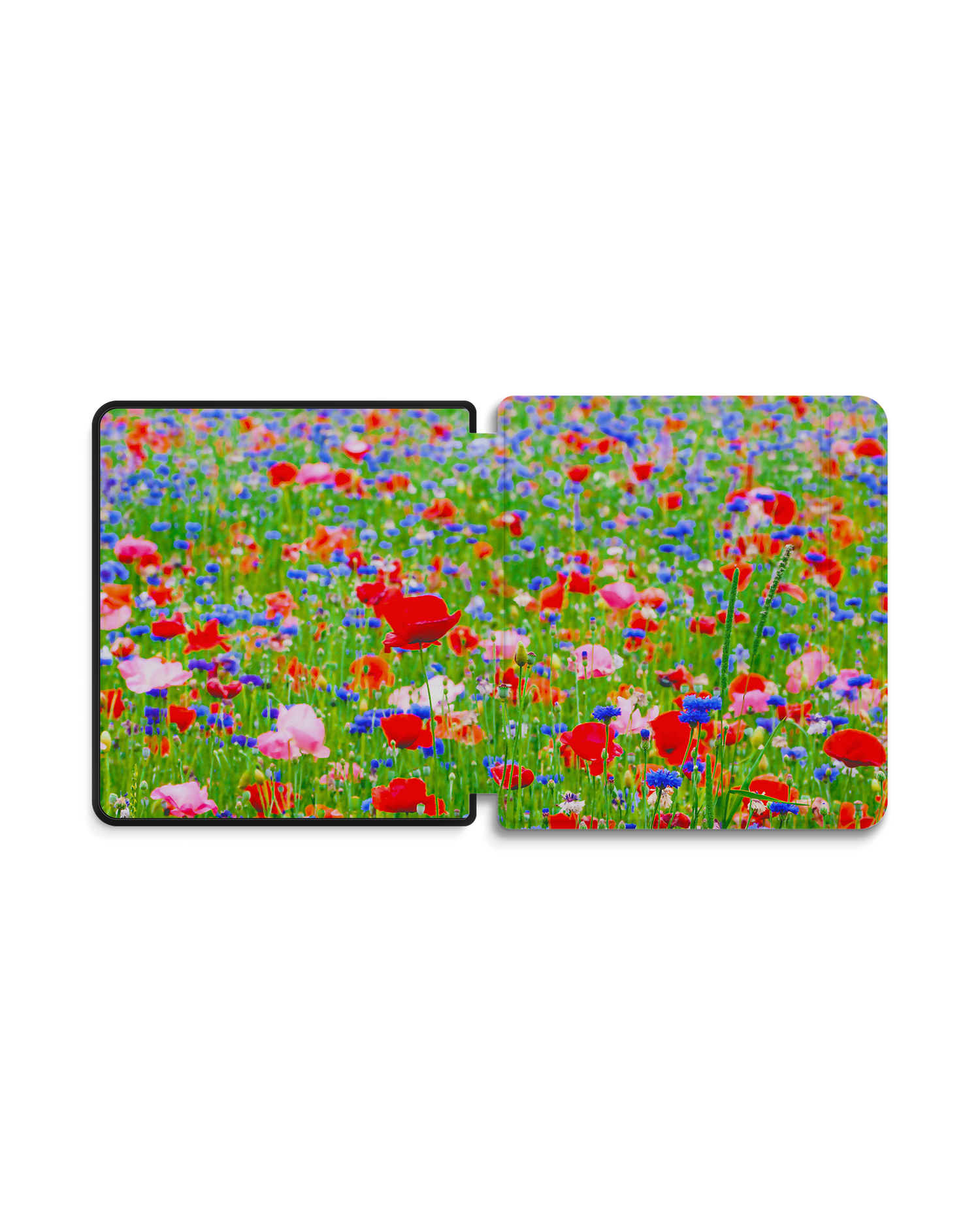 Flower Field eBook Reader Smart Case für tolino epos 2: Geöffnet Außenansicht