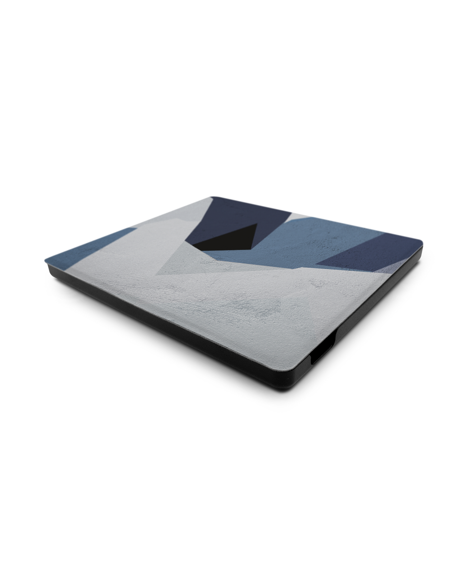 Geometric Camo Blue eBook Reader Smart Case für Amazon Kindle Oasis: Liegend